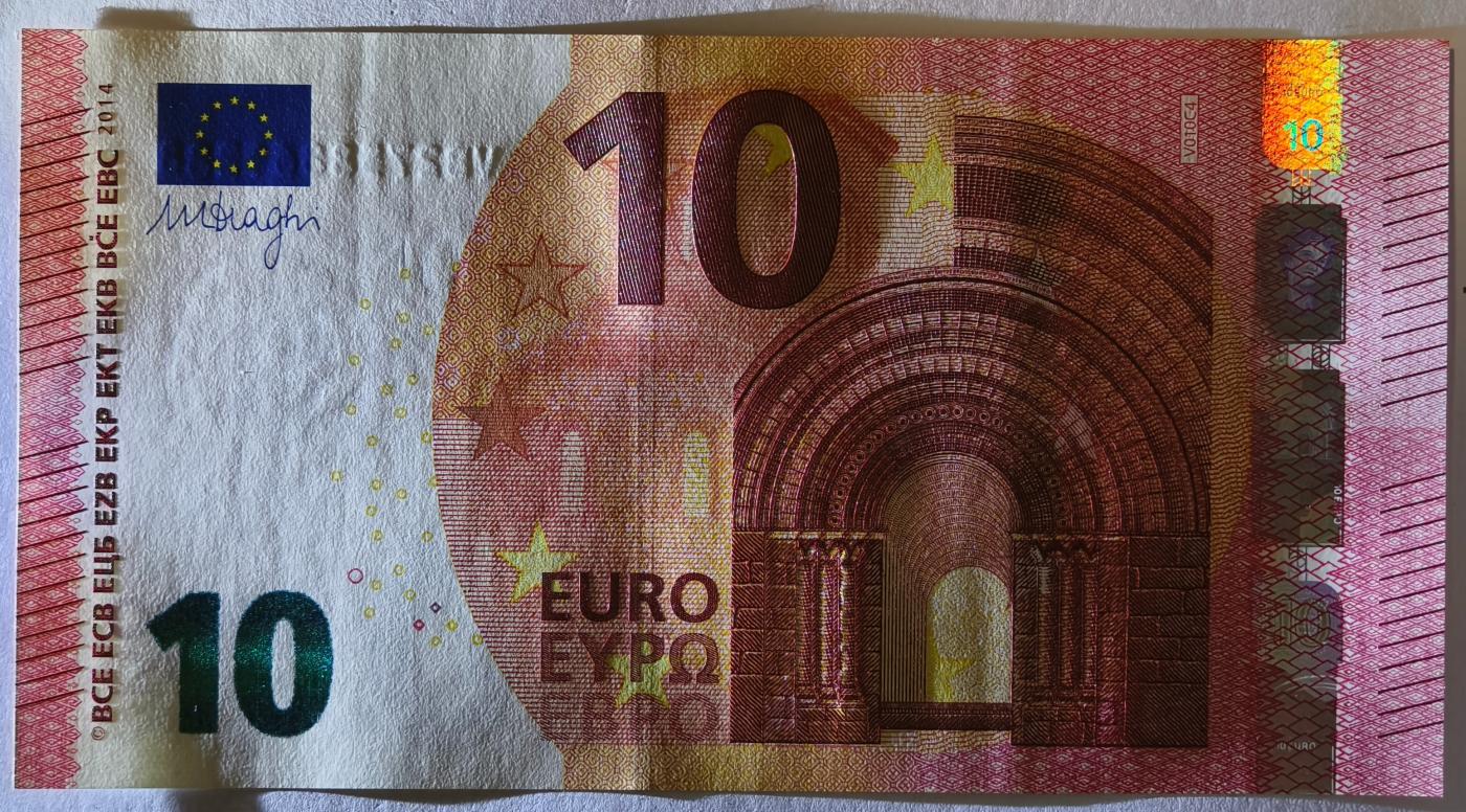 紫瑗钱币——第357期拍卖—— 纸币场 【双尾8】欧元 西班牙 2014年 圣天使桥 10欧元 UNC