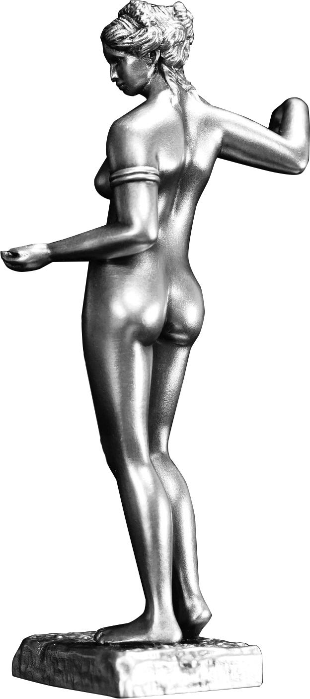 【海寧潮期货】喀麦隆2024年世界雕塑2三女神欢乐女神3D立体银币