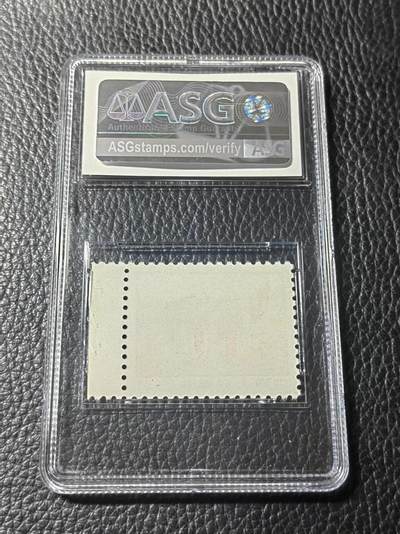 洪涛臻品批发群 精选邮票限时拍卖第1119期  普无号 一大 筋票【普通一大，不是细齿】  一枚 ASG90分OP  版撕全品嘎嘎绝，配套必备，喜欢不要错过