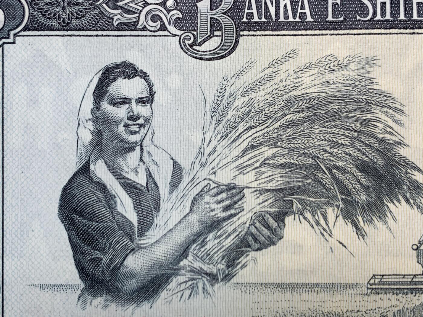 《竞宝斋》第274场- 周日，周一，周二  3场连拍 （全场包邮） 阿尔巴尼亚 1976年25列克 纸币