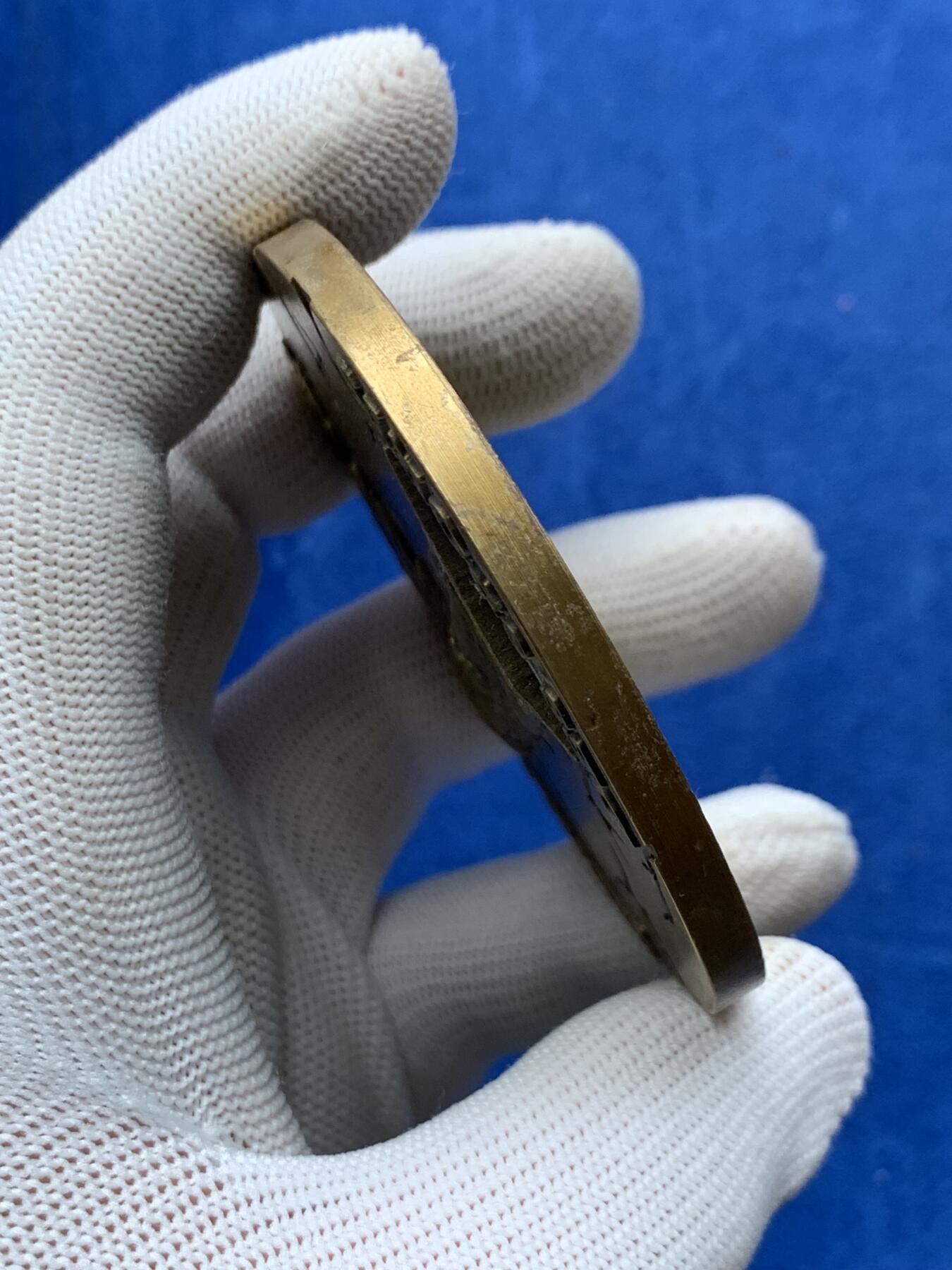 《竞宝斋》第274场- 周日，周一，周二  3场连拍 （全场包邮） 法国运动荣誉铜质勋章 152.2克 69.4mm