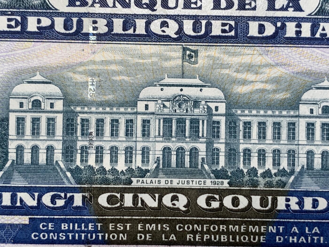 《竞宝斋》第274场- 周日，周一，周二  3场连拍 （全场包邮） 海地 2014年25元 纸币