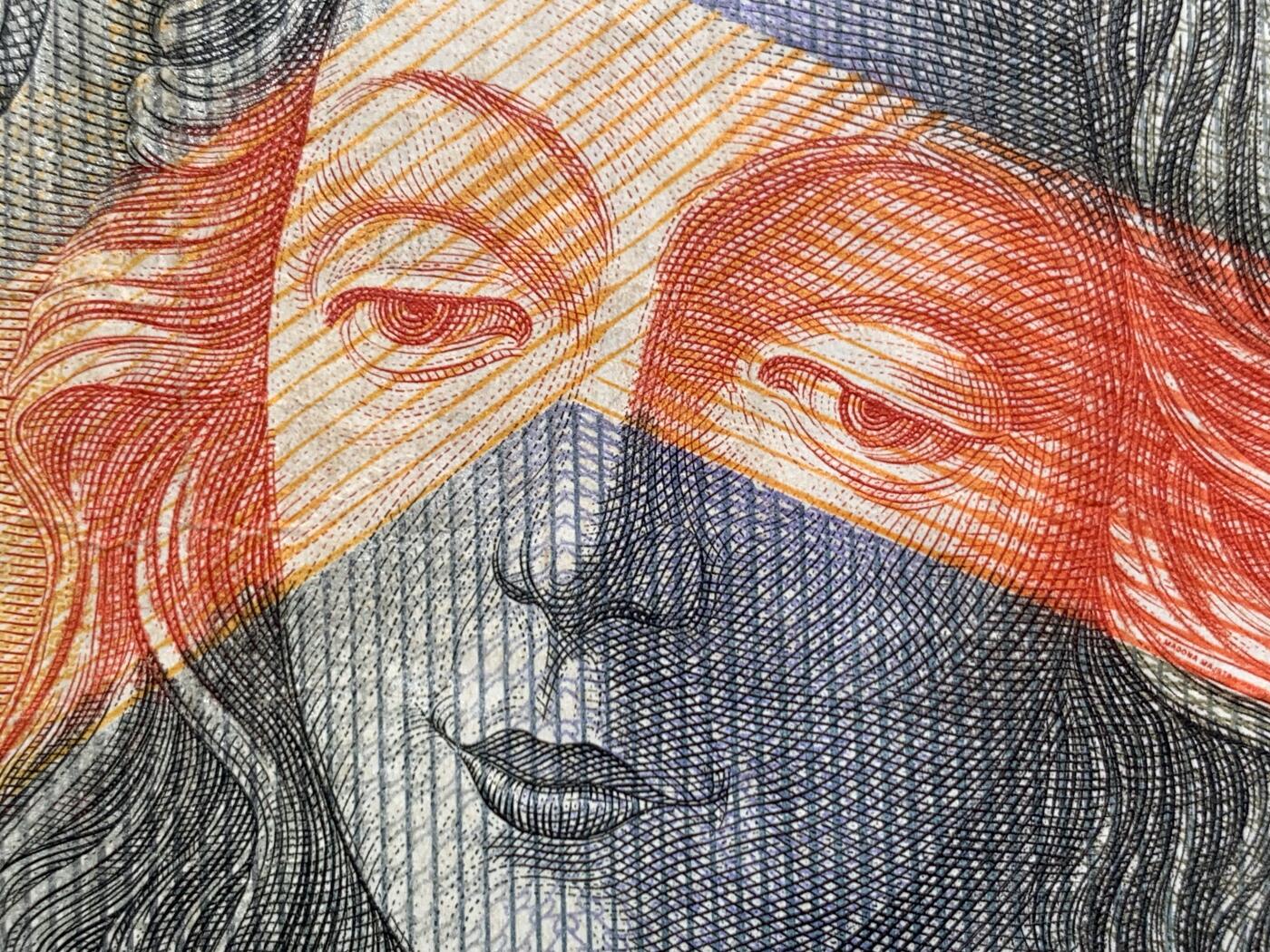 《竞宝斋》第274场- 周日，周一，周二  3场连拍 （全场包邮） 斯洛伐克-1997年100克朗 托马斯·德纳罗 纸币 细节见图