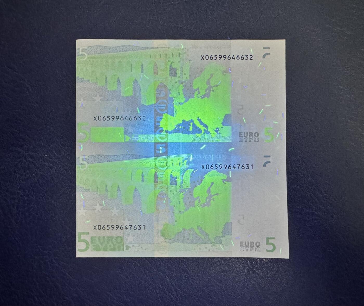 收藏联盟Quantum Auction 第349期拍卖  欧盟国家德国2002年5元两联体 品相UNC 角微瑕 稀少第一签
