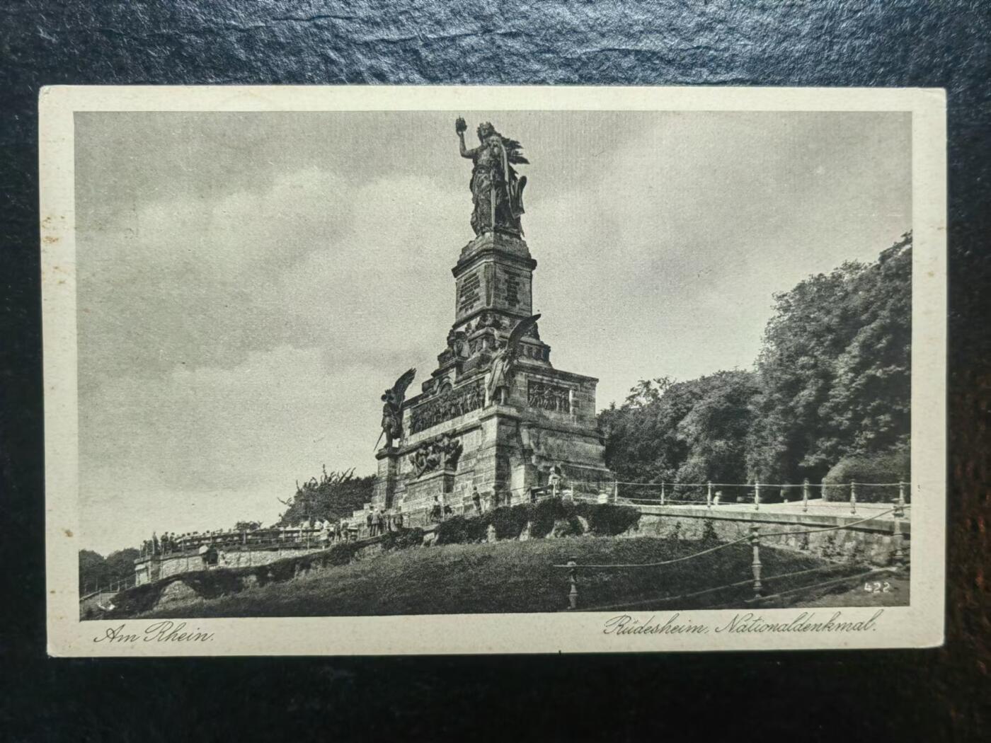 外国邮品💰🌞💰（拍卖）精品🔭专场🌟 古典明信片-英雄纪念碑-实寄