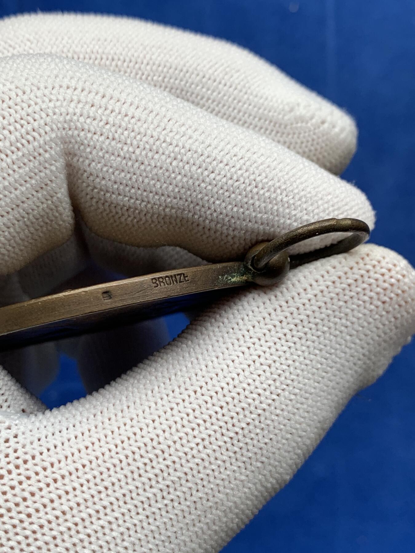 《竞宝斋》第274场- 周日，周一，周二  3场连拍 （全场包邮） 法国1912年体操比赛铜章 45.5克 46.4mm