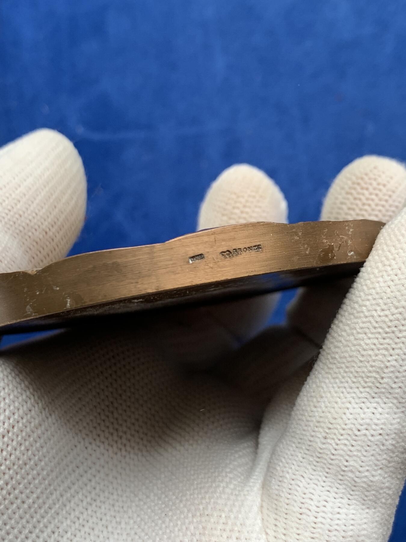 《竞宝斋》第274场- 周日，周一，周二  3场连拍 （全场包邮） 法国铜章 164.3克 68.8mm