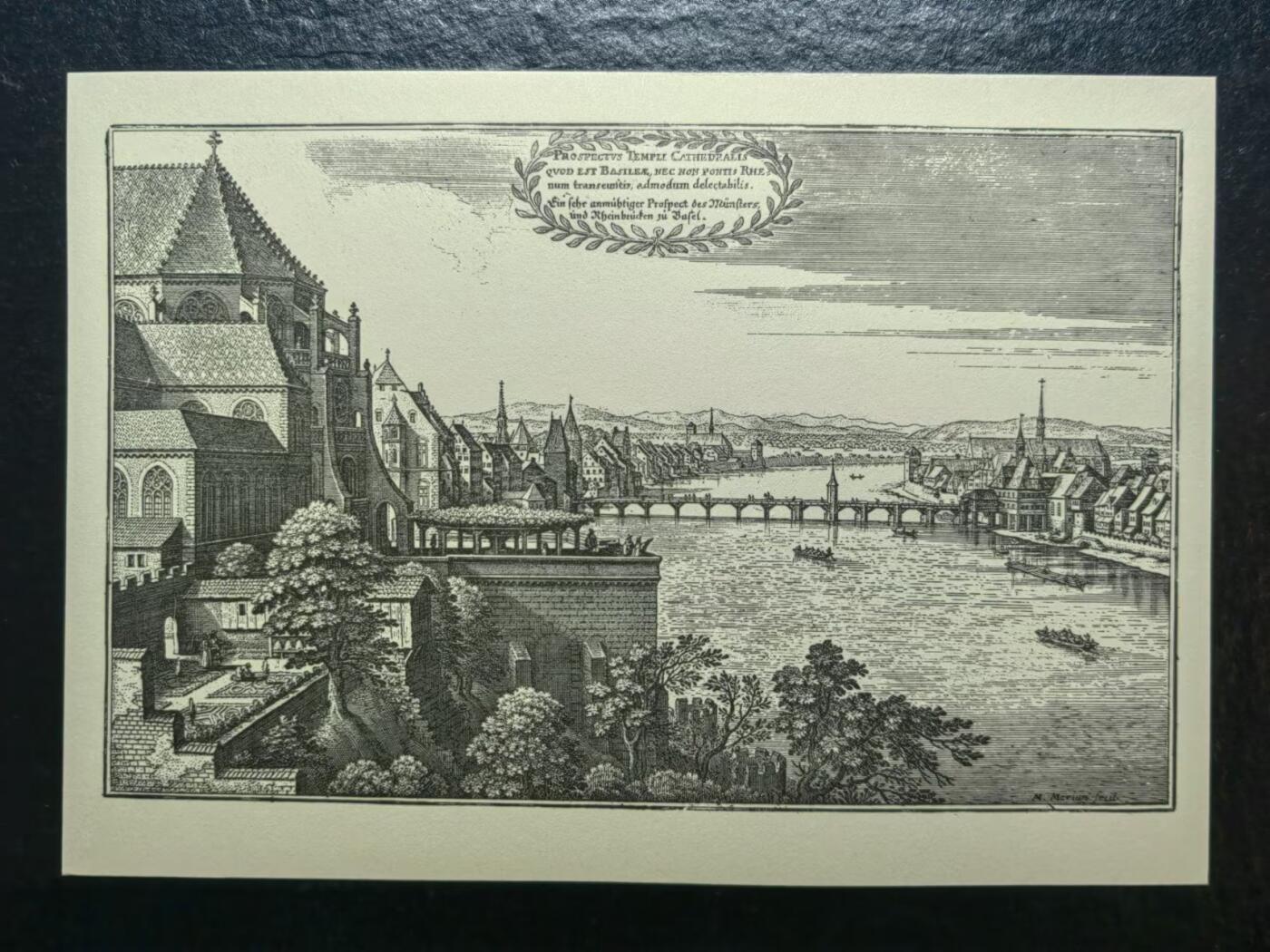 外国邮品💰🌞💰（拍卖）精品🔭专场🌟 瑞士邮资片-古代码头绘画