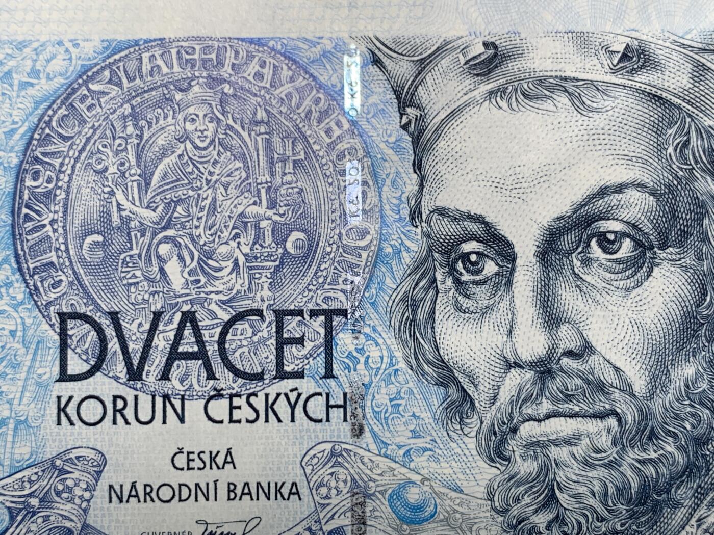 《竞宝斋》第274场- 周日，周一，周二  3场连拍 （全场包邮） 捷克共和国 1994  20 克朗 纸币