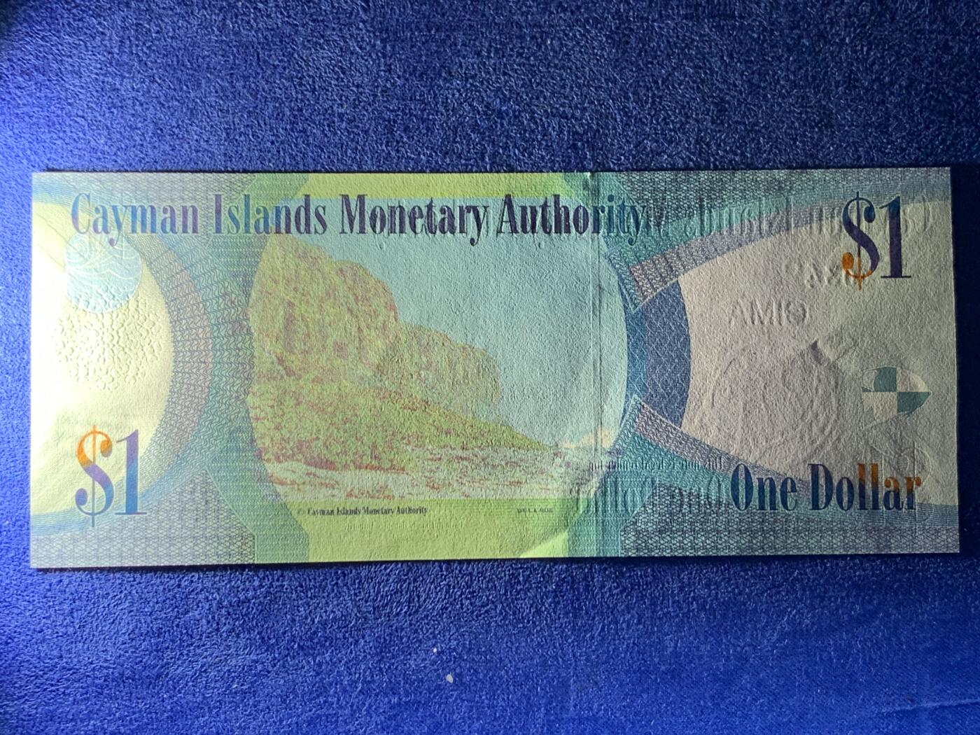 《竞宝斋》第274场- 周日，周一，周二  3场连拍 （全场包邮） 开曼群岛 2010 1元纸币