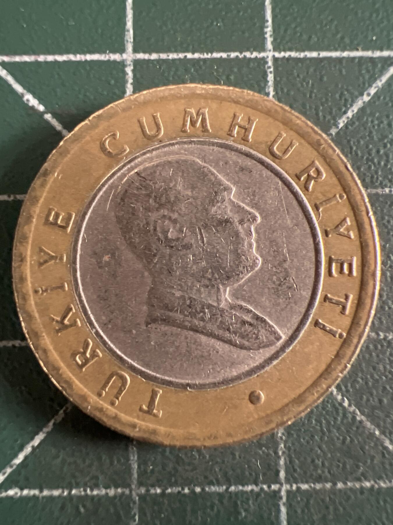 第628期 硬币专场 （无押金，捡漏，全场50包邮，偏远地区除外，接收代拍业务） 土耳其50库鲁 双色币