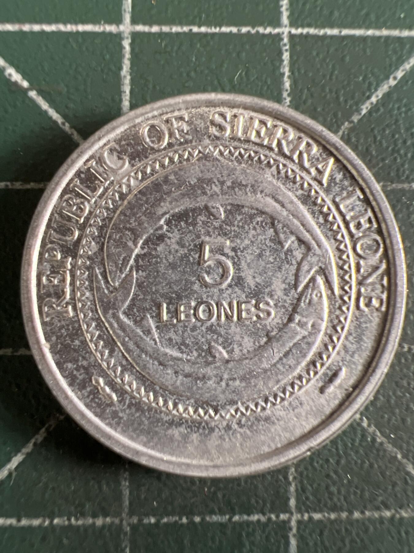第614期 硬币专场 （无押金，捡漏，全场50包邮，偏远地区除外，接收代拍业务） 塞拉利昂5利昂