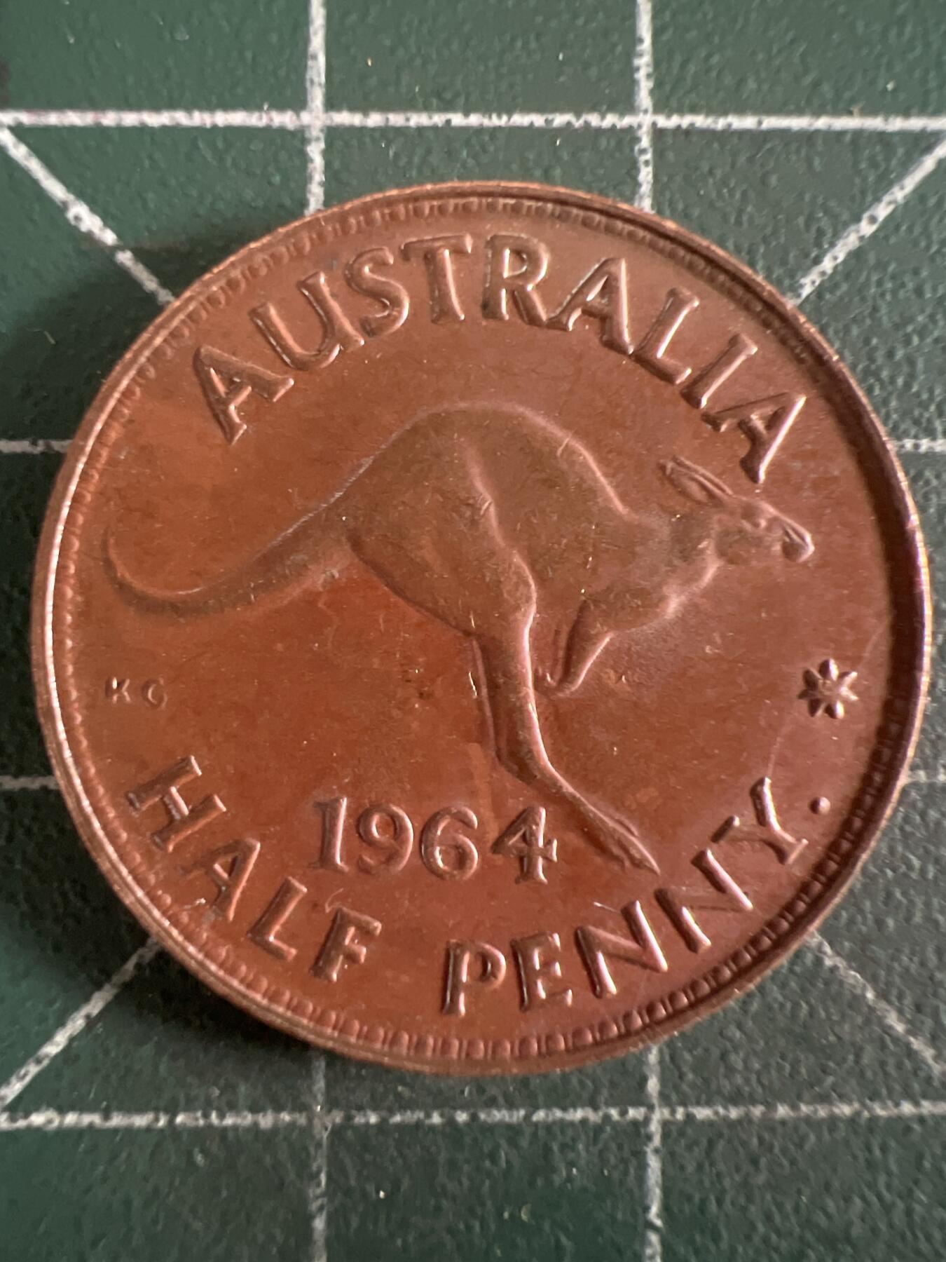 第614期 硬币专场 （无押金，捡漏，全场50包邮，偏远地区除外，接收代拍业务） 澳大利亚半便士