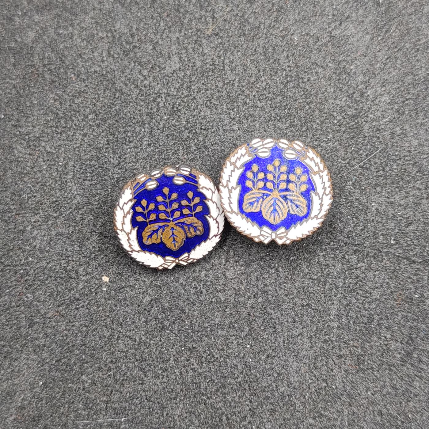 全场0元起拍 第161期 咸鱼国勋章拍卖专场 6月2日（周日）下午6：00开始 日本战前铁道省领章