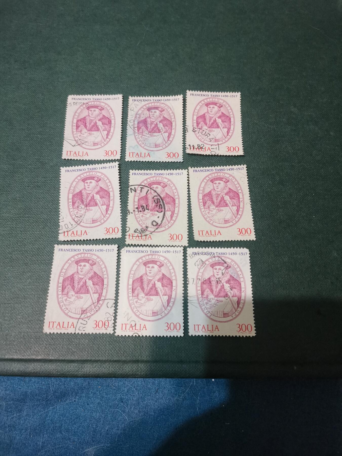 155意大利精美纪念邮票9套一起出让