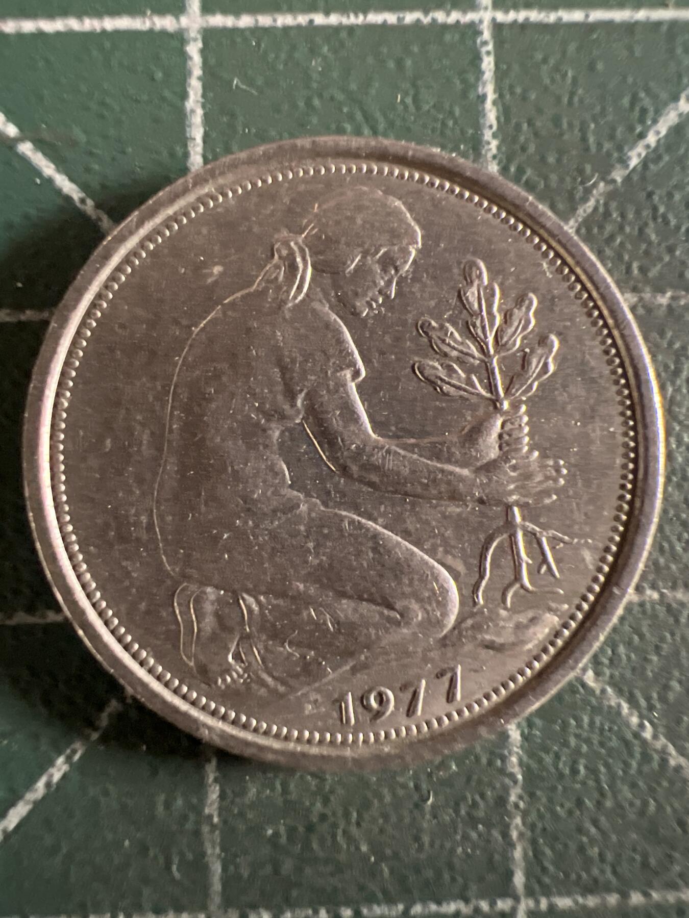 第613期 硬币专场 （无押金，捡漏，全场50包邮，偏远地区除外，接收代拍业务） 德国50分 J