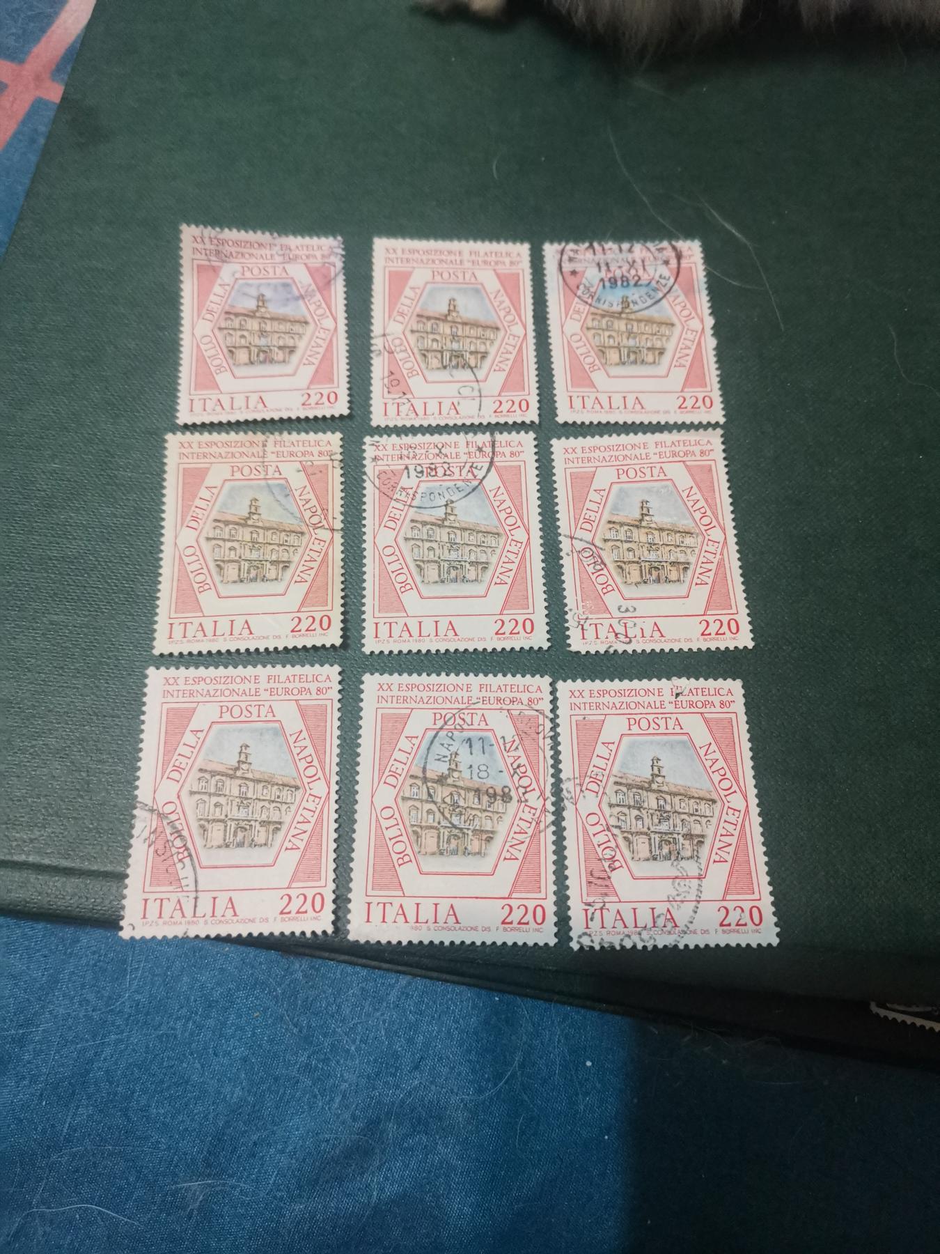 27意大利纪念邮票9套一起出让