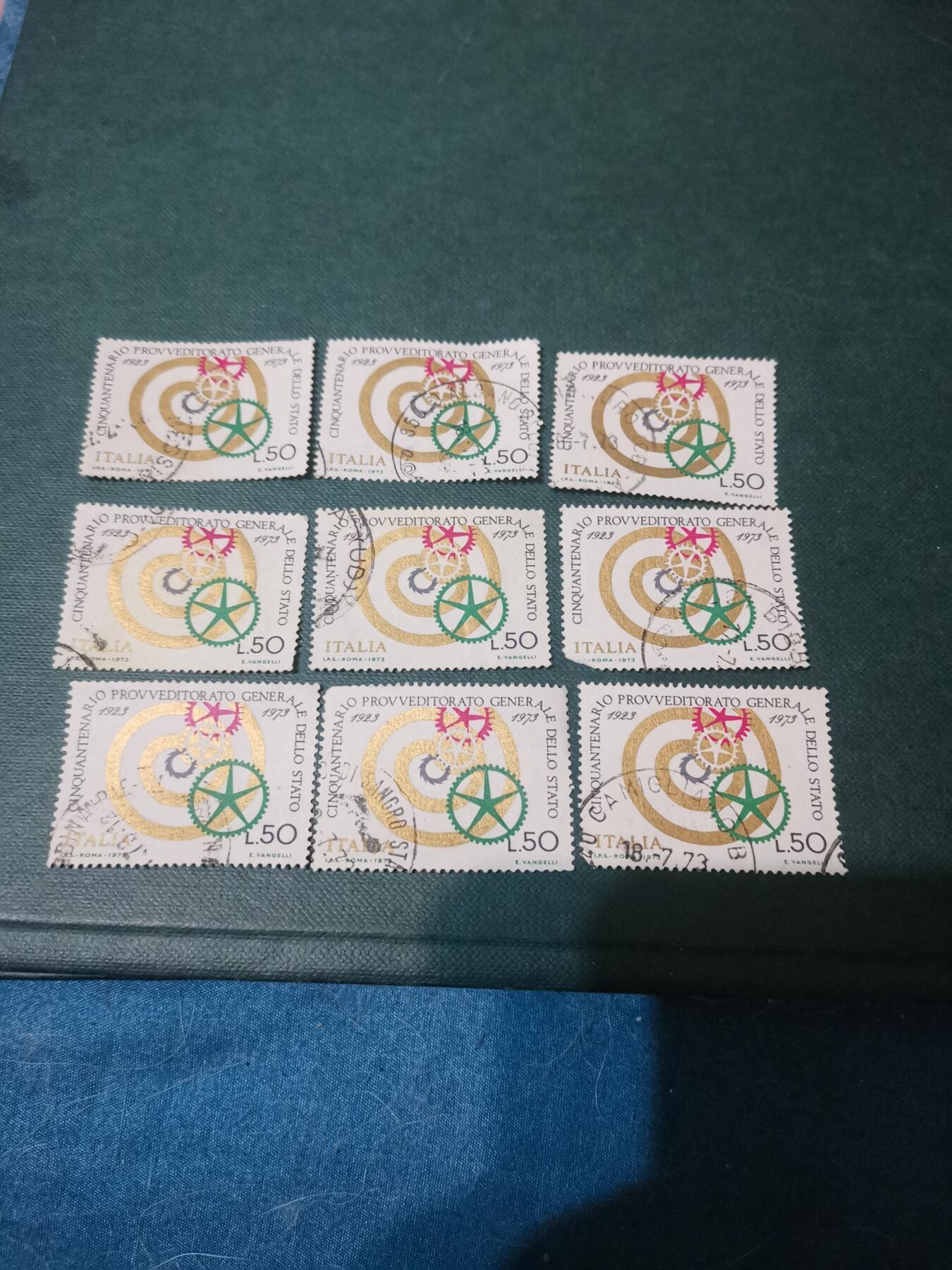 135意大利精美纪念邮票9套一起出让