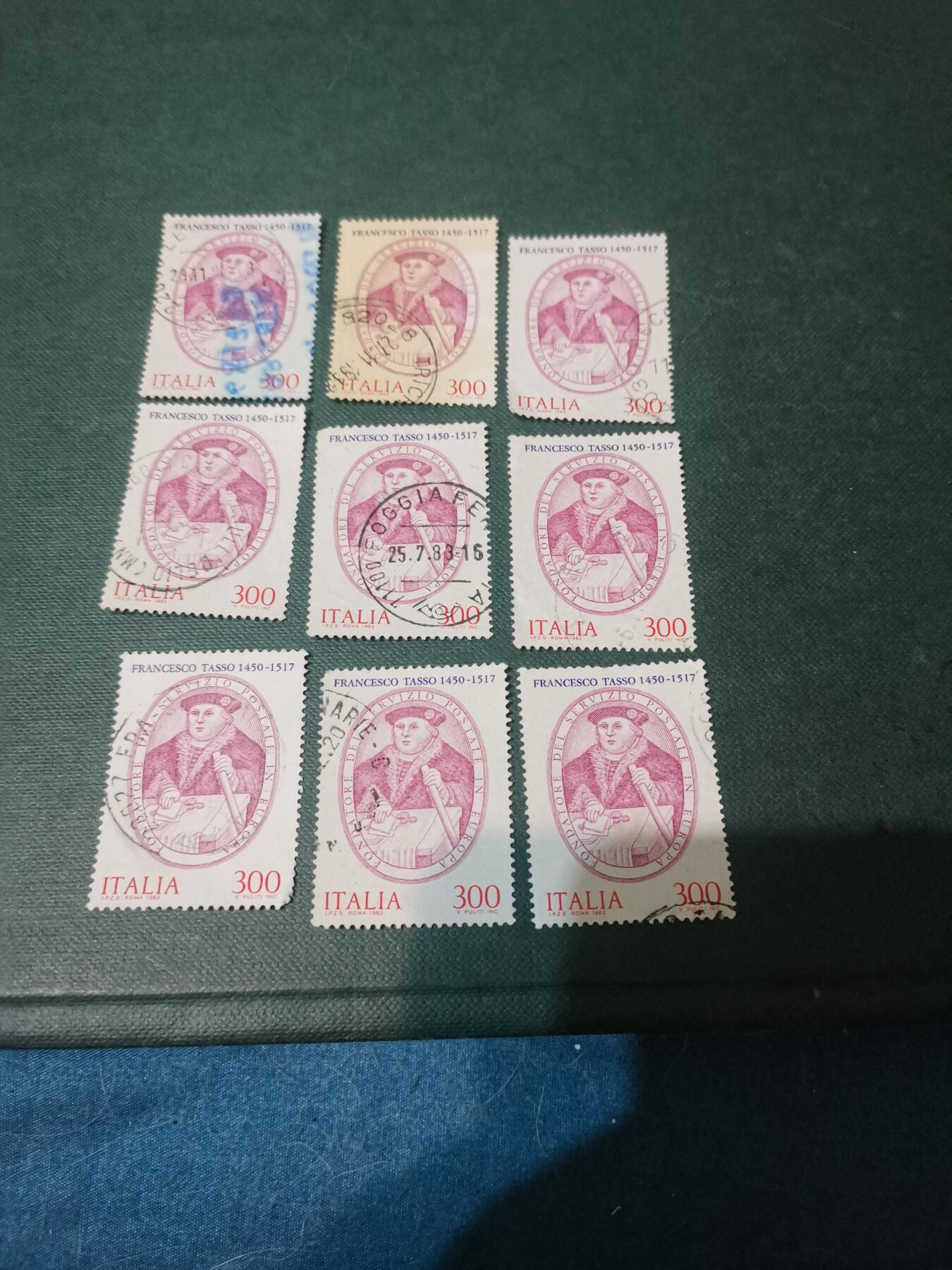 152意大利精美纪念邮票9套一起出让