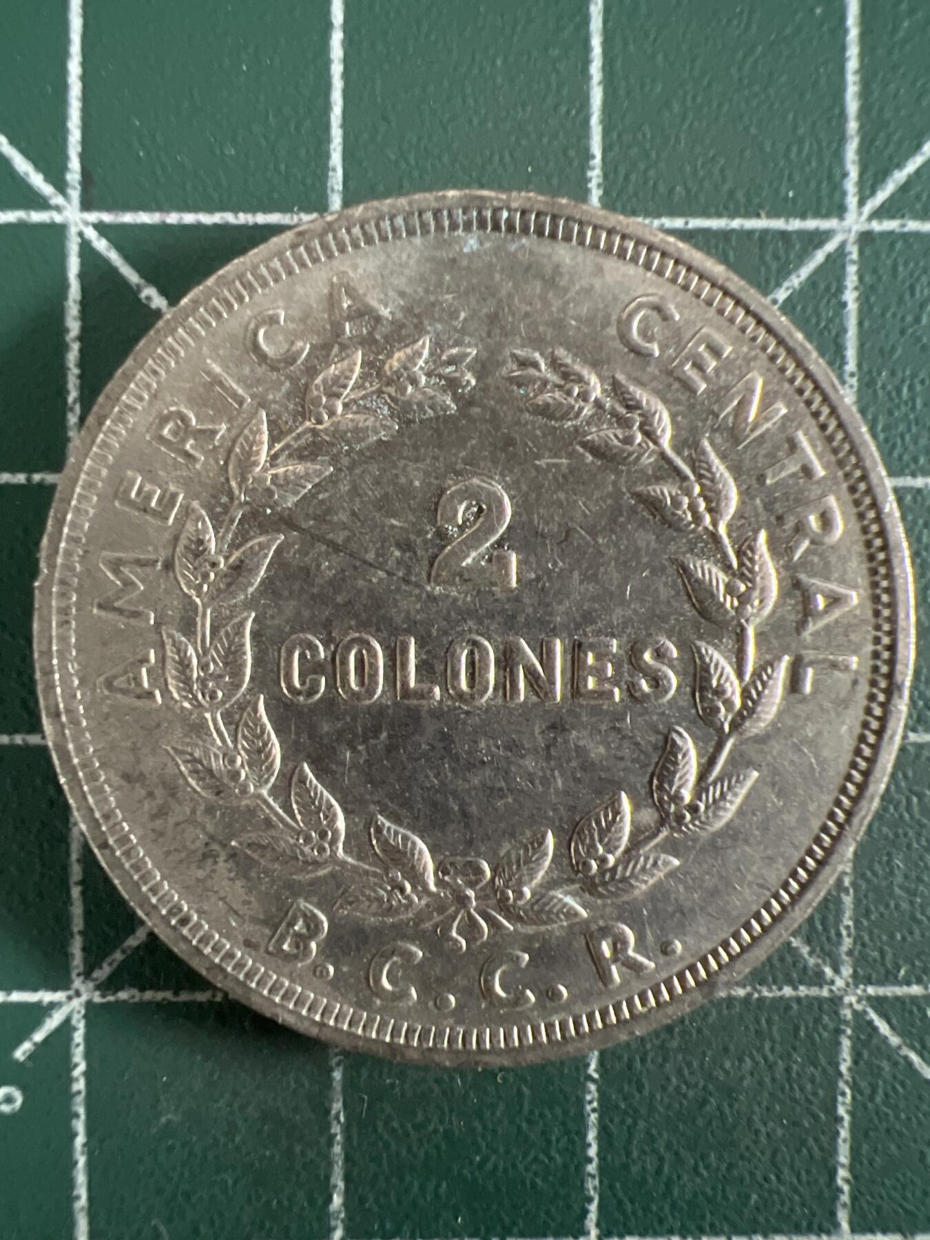 第614期 硬币专场 （无押金，捡漏，全场50包邮，偏远地区除外，接收代拍业务） 哥斯达黎加2克朗