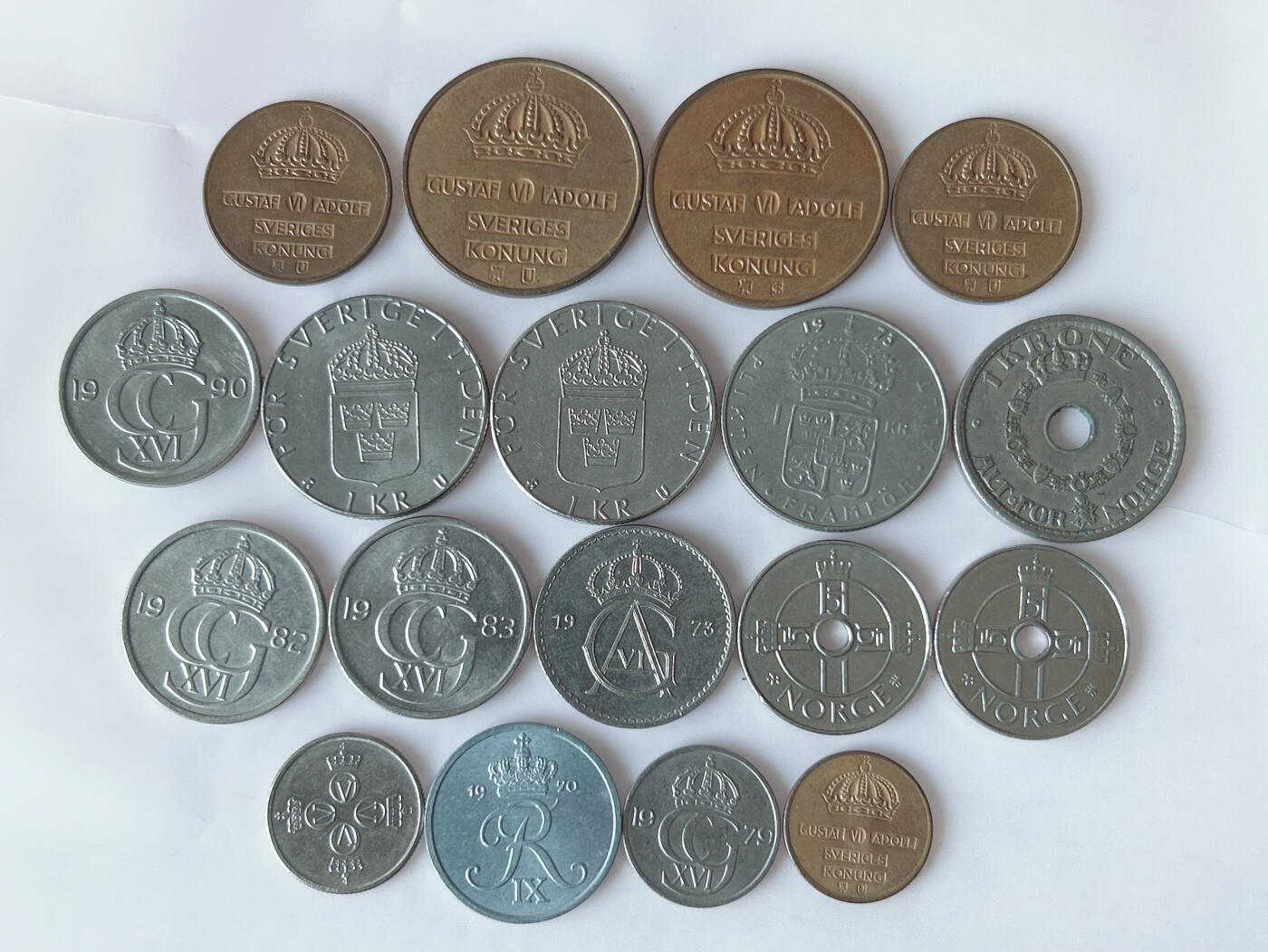 第一海外回流一元起拍收藏 散币专场 第92期 丹麦.瑞典.挪威