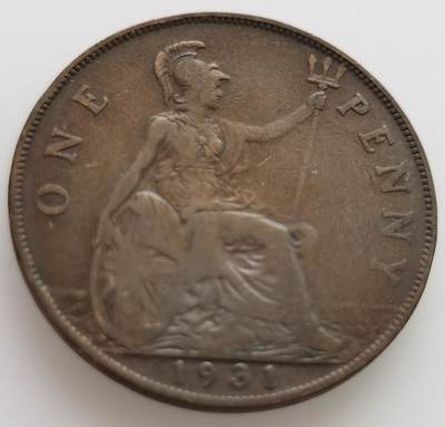 外国纪念币20240529场次（中拍皆有赠品），每周两拍，可寄存 - 英国1931年大便士