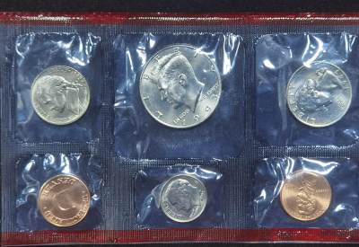 硬币专场240704第六场 - 美国1993年D版塑封套币（品相如图）