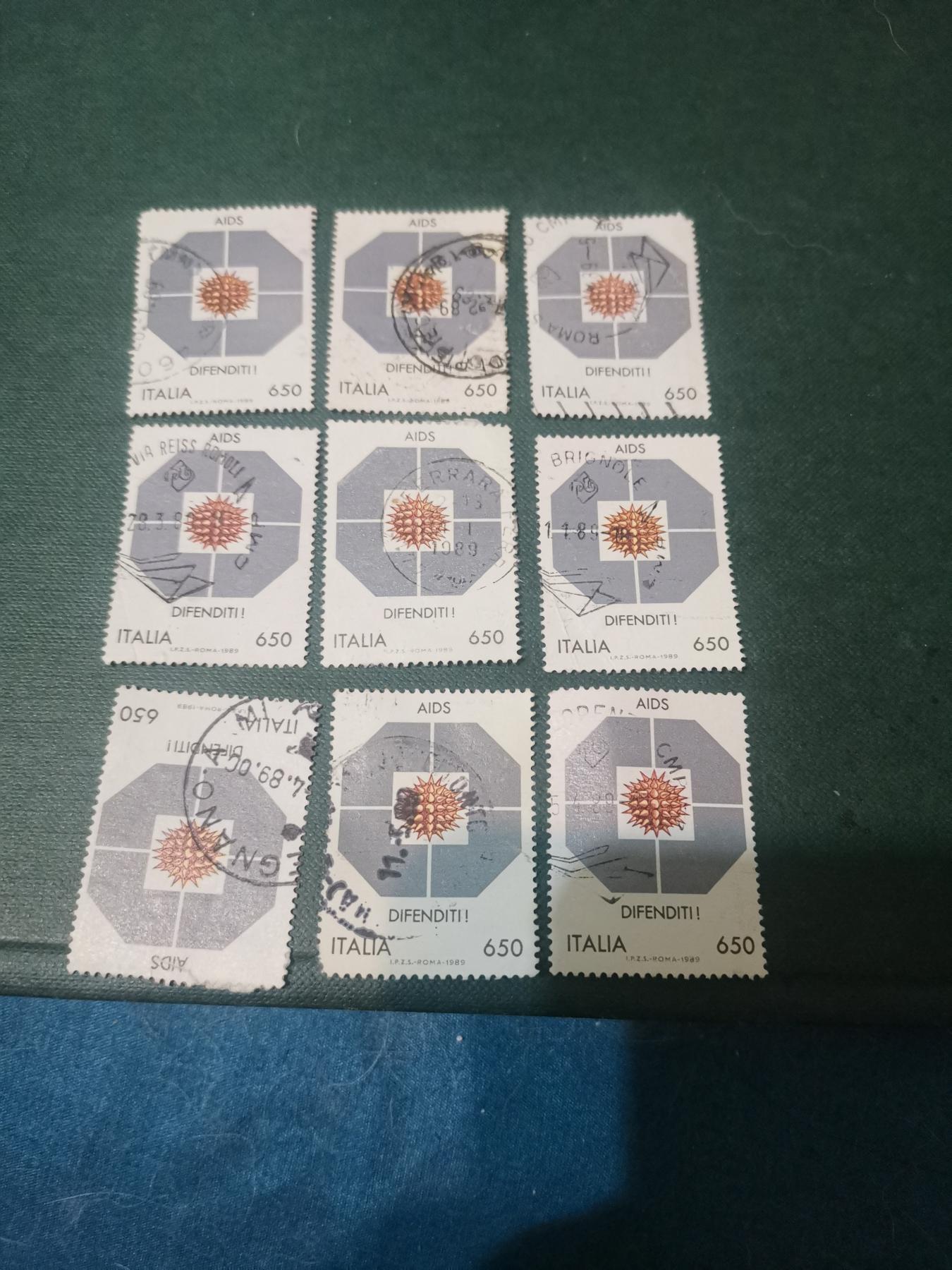 101意大利纪念邮票9套一起出让