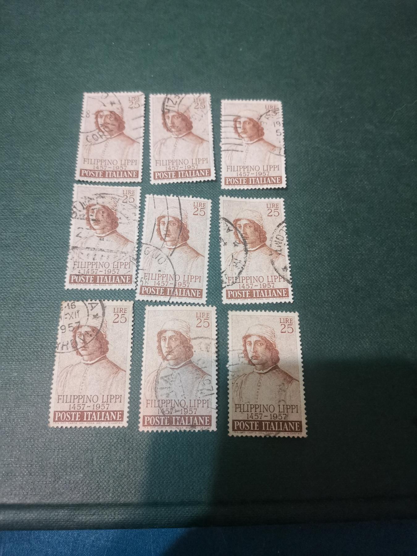 121意大利精美纪念邮票9套一起出让