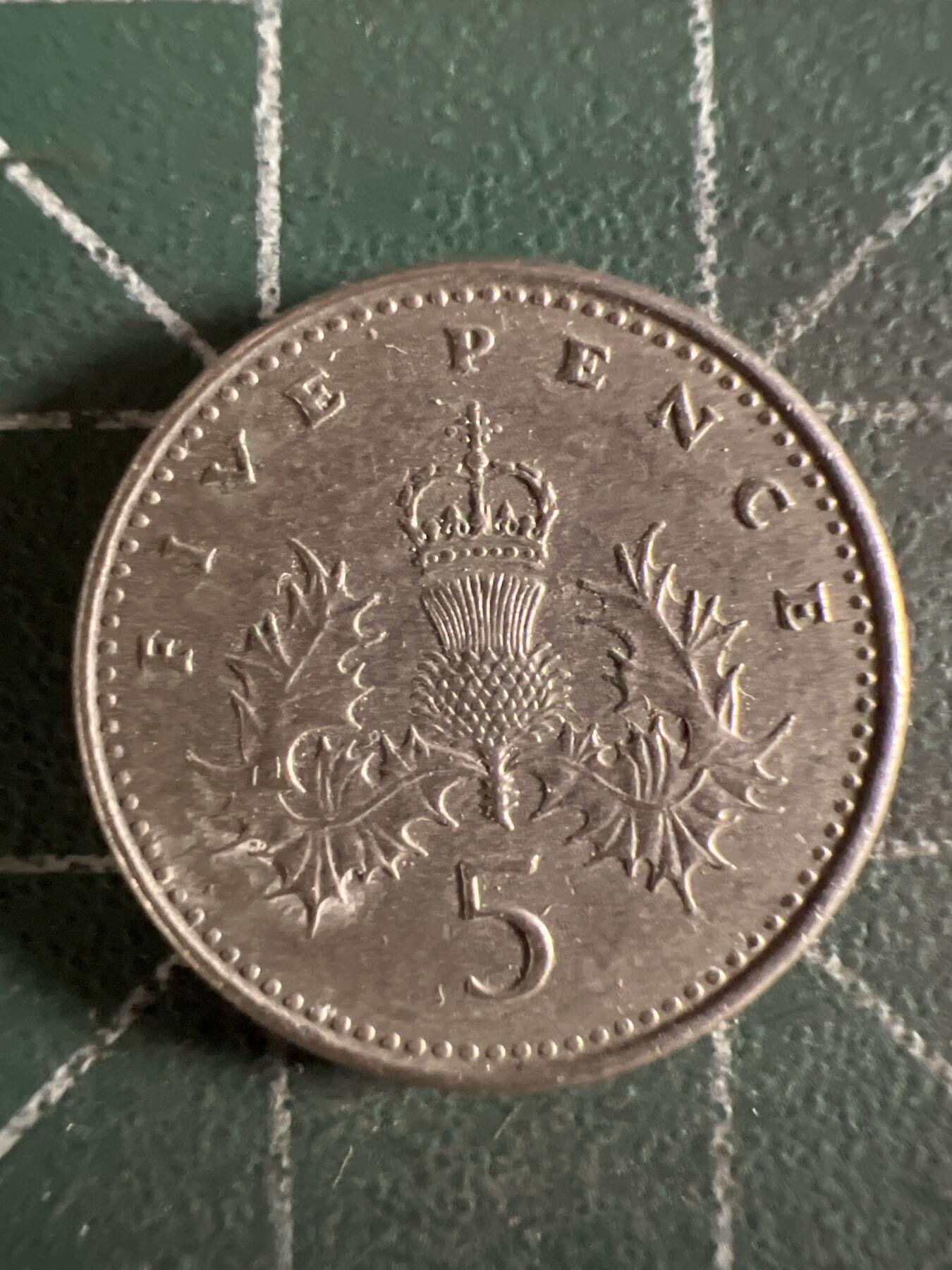 第614期 硬币专场 （无押金，捡漏，全场50包邮，偏远地区除外，接收代拍业务） 英国5便士