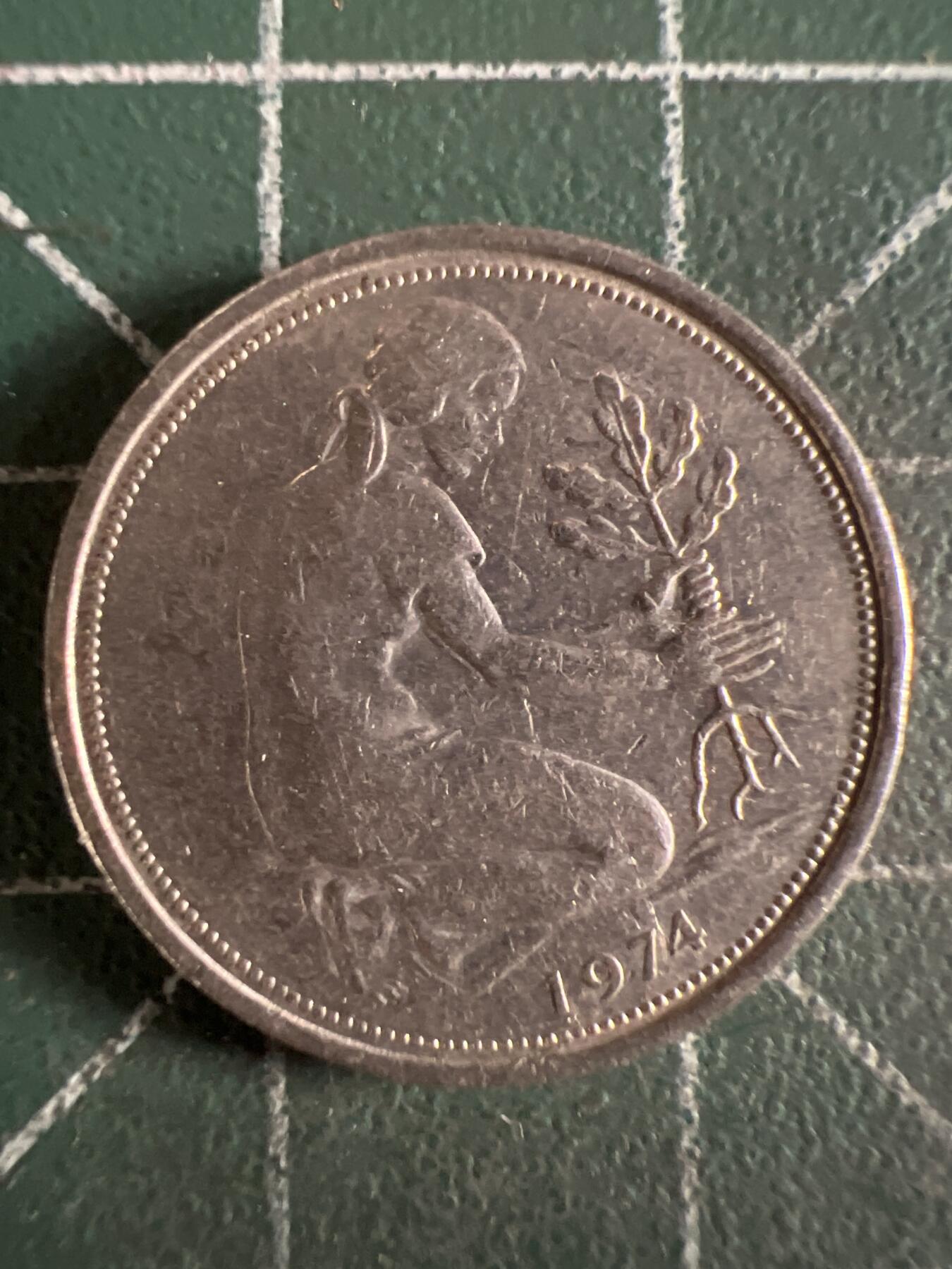 第614期 硬币专场 （无押金，捡漏，全场50包邮，偏远地区除外，接收代拍业务） 德国50分 D