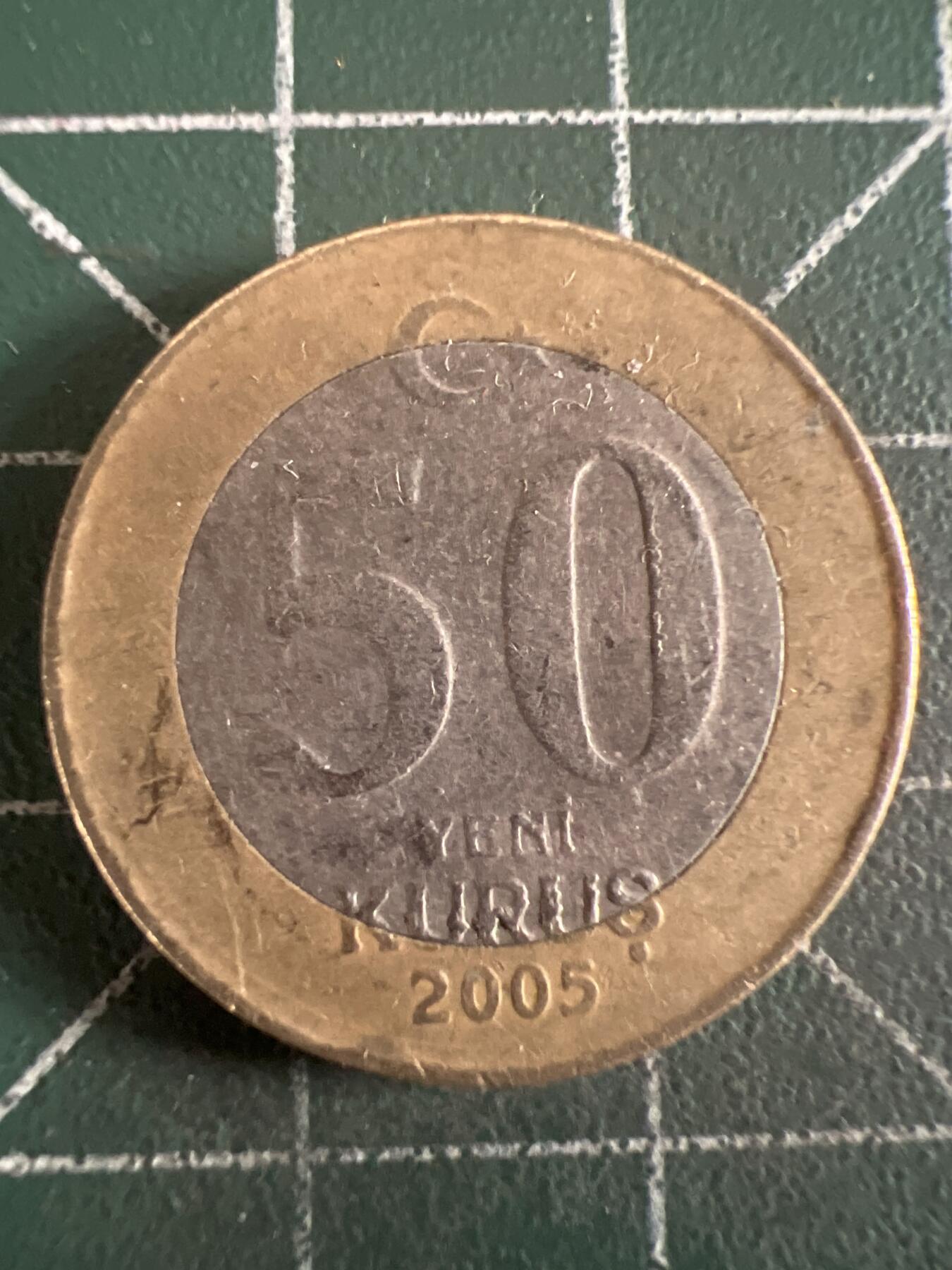 第614期 硬币专场 （无押金，捡漏，全场50包邮，偏远地区除外，接收代拍业务） 土耳其50库鲁