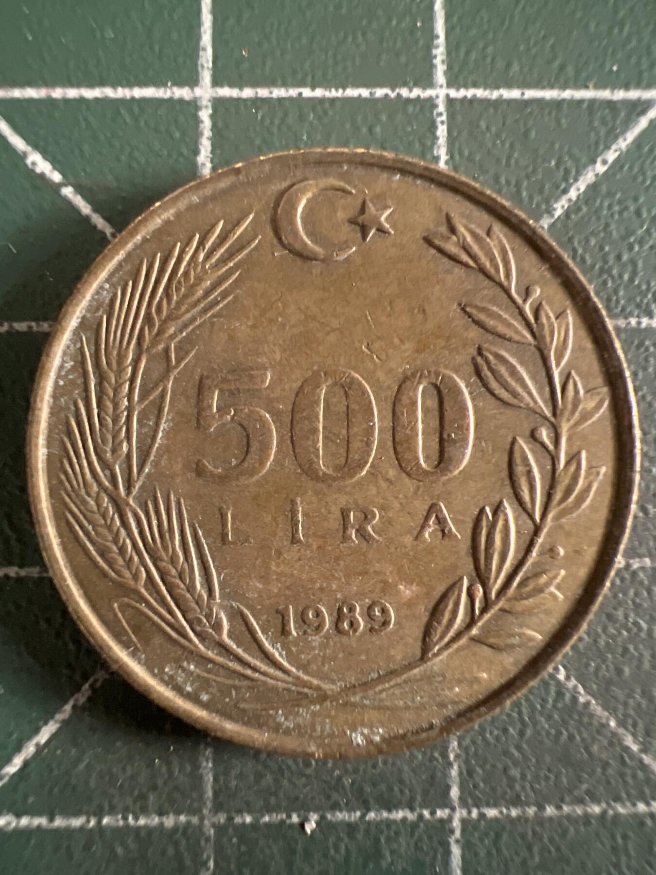 第614期 硬币专场 （无押金，捡漏，全场50包邮，偏远地区除外，接收代拍业务） 土耳其500里拉