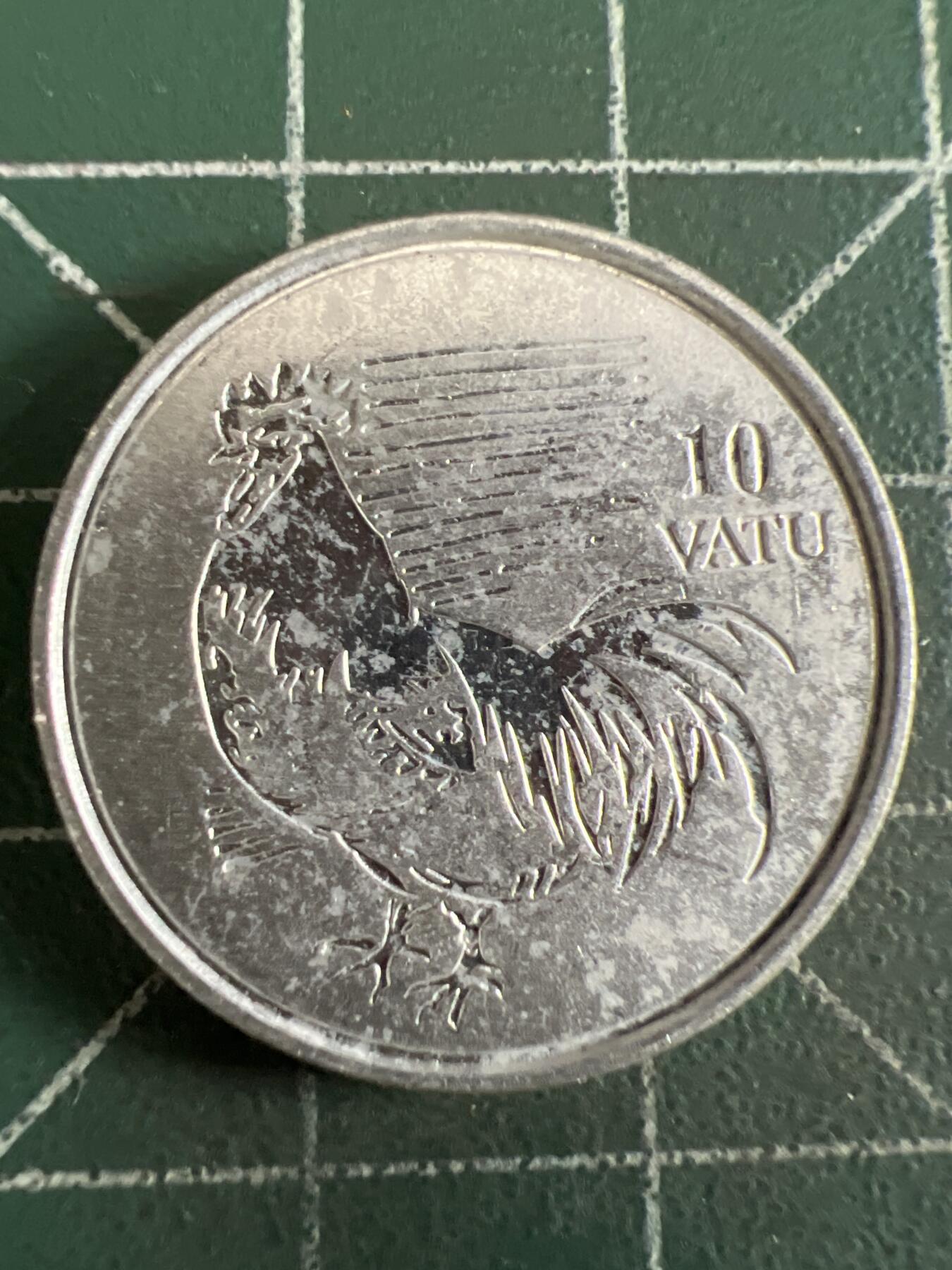 第614期 硬币专场 （无押金，捡漏，全场50包邮，偏远地区除外，接收代拍业务） 瓦努阿图10瓦图