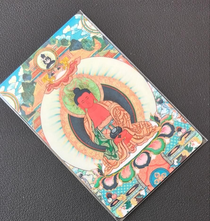 佛教专场（一） 上海强生交通卡 委制卡 佛教系列 唐卡 无量寿佛 尾三536 全新