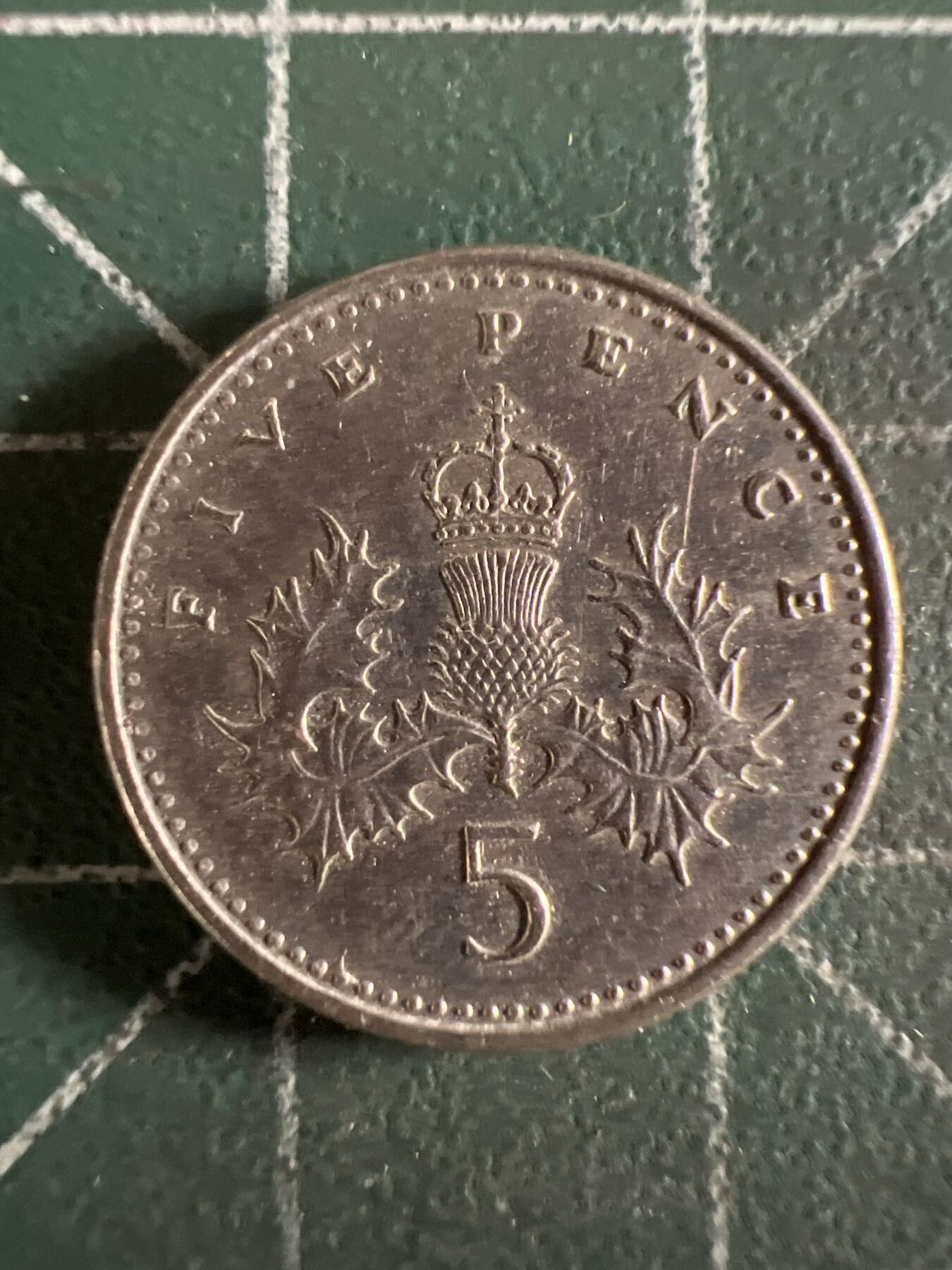 第613期 硬币专场 （无押金，捡漏，全场50包邮，偏远地区除外，接收代拍业务） 英国5便士