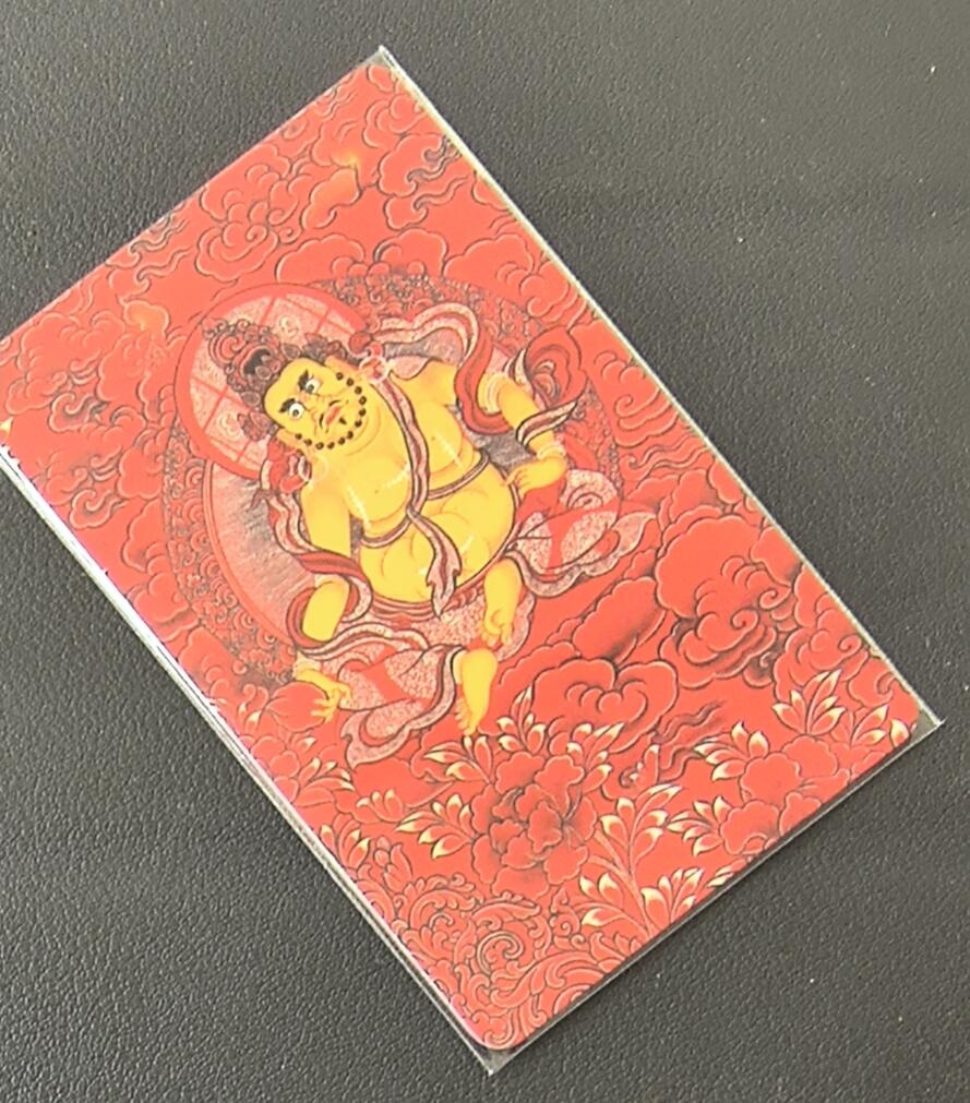 佛教专场（一） 上海强生交通卡 委制卡 佛教系列 唐卡 黄财神 全新