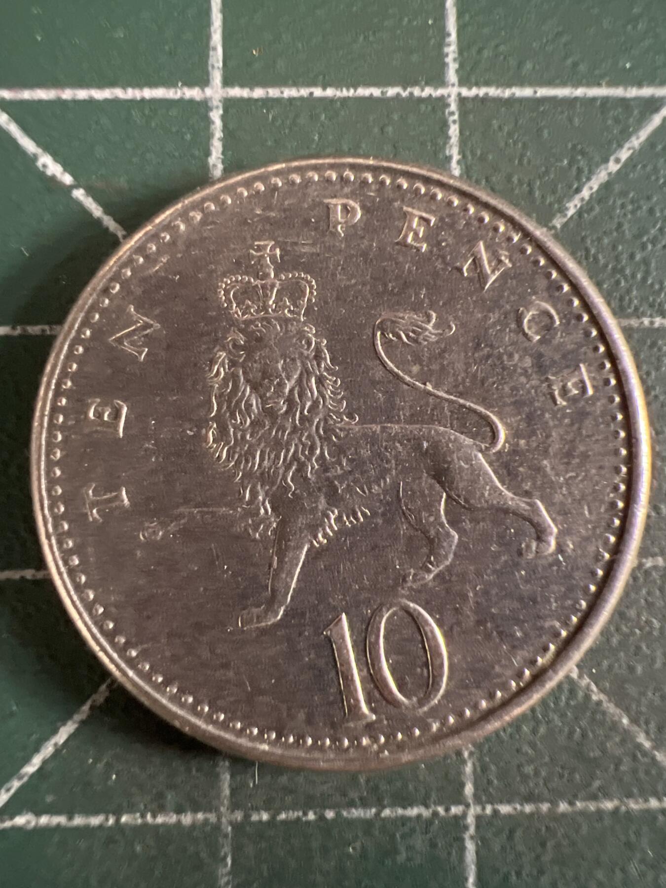 第614期 硬币专场 （无押金，捡漏，全场50包邮，偏远地区除外，接收代拍业务） 英国10便士