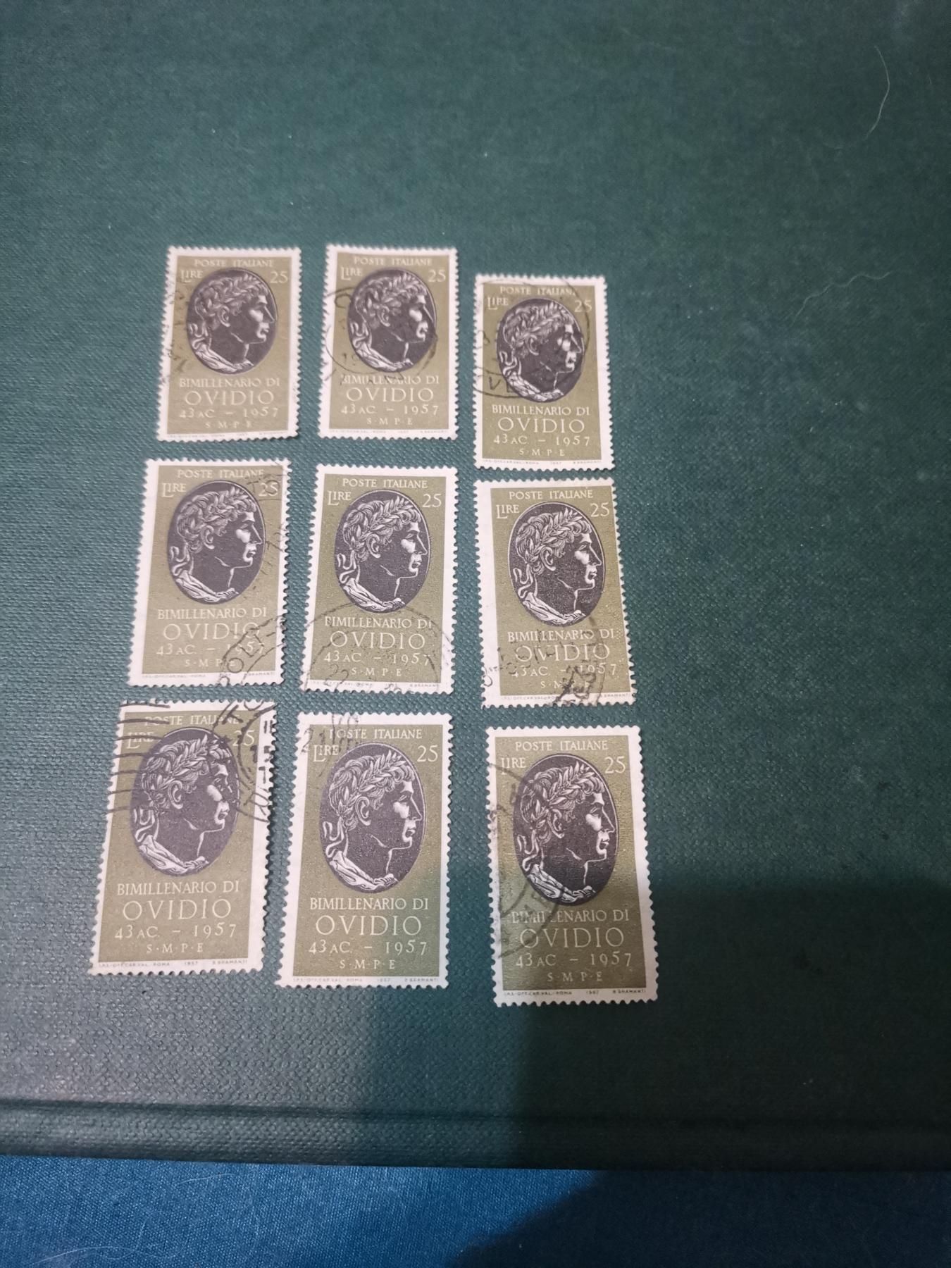 118意大利纪念邮票9套一起出让