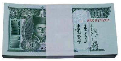 20240704 全新蒙古10图格里克纸币 冠号随机