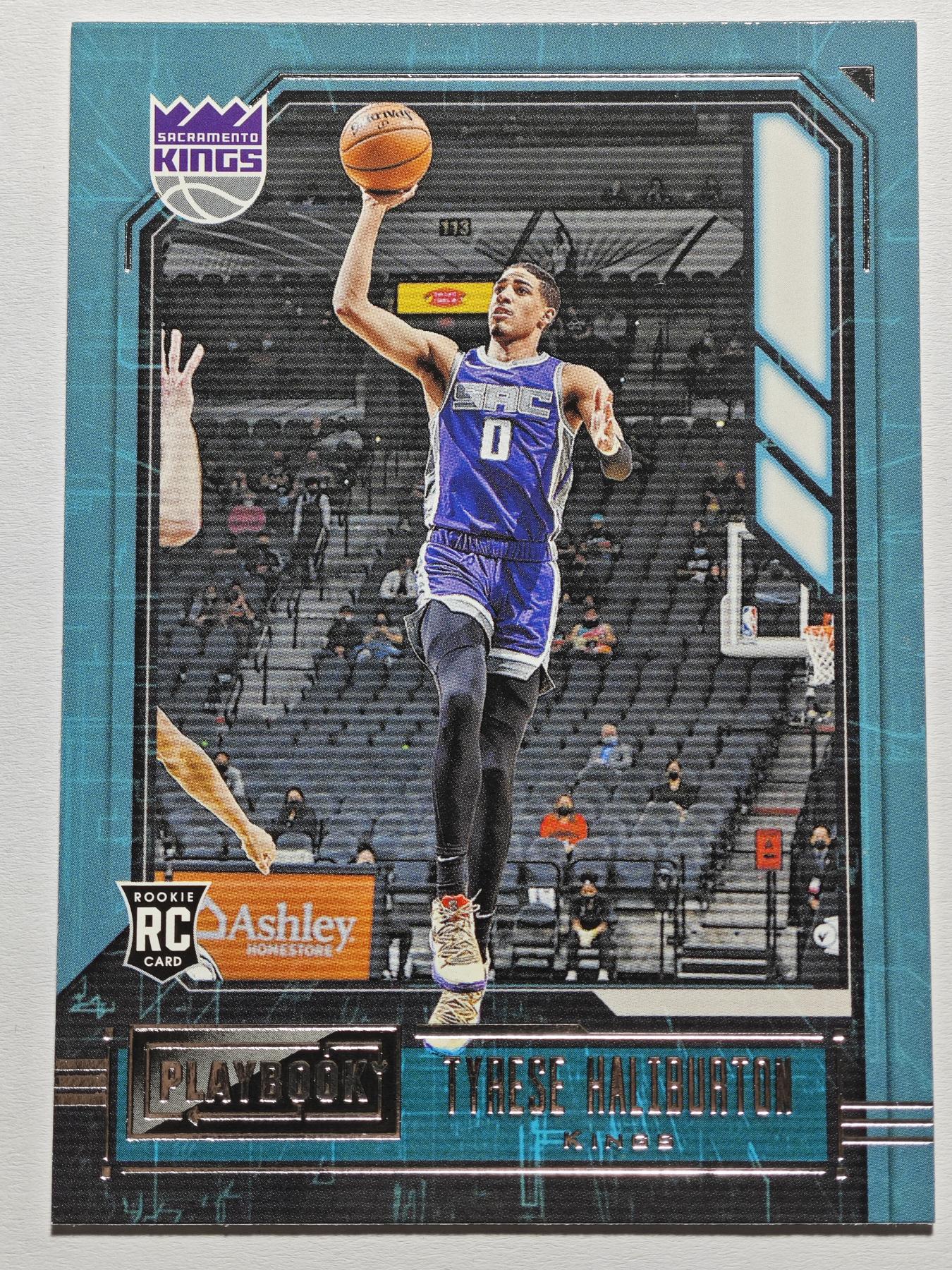 【德藏】 卡牌拍卖第13期【无每件最低收费❗️】  NBA 2020-21年 PANINI Chronicles 国王 泰里斯·哈利伯顿 新秀 特卡 (本卡包装为全新：卡膜、卡夹、卡夹膜)