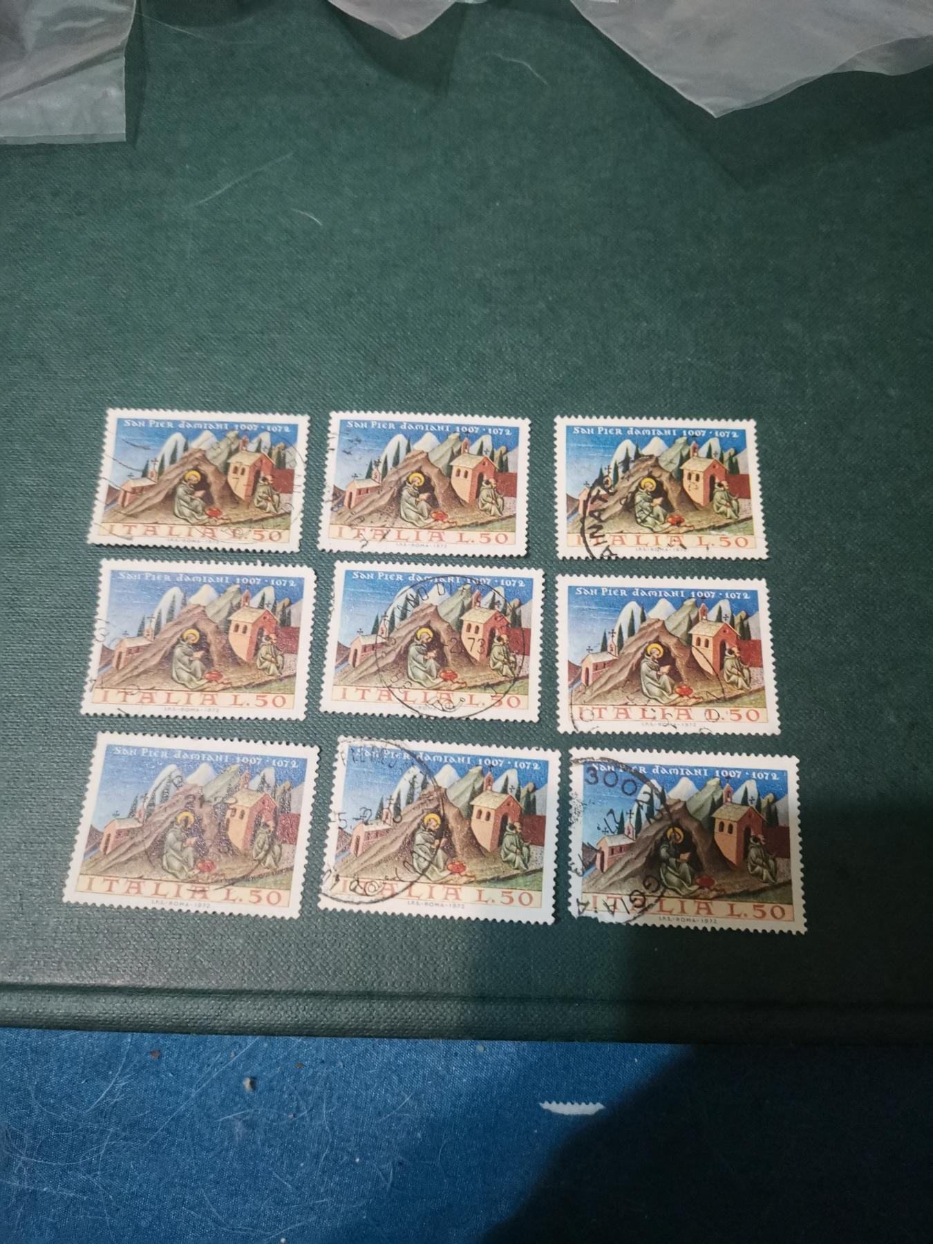 228意大利 纪念邮票9套一起出让