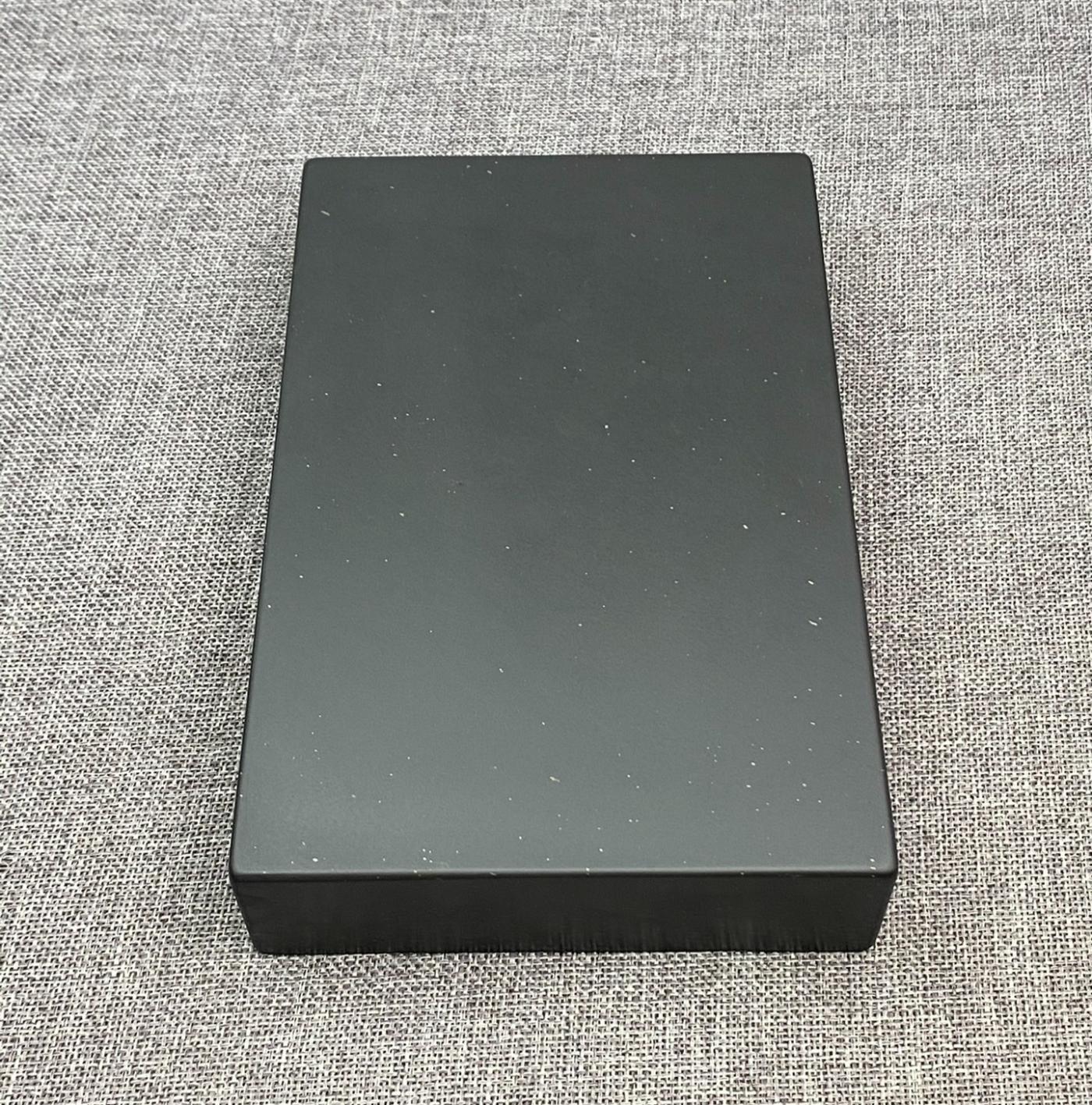 《灿若星辰》满天星暴雨金星石带盖门字砚石函砚素砚文人砚文房四宝砚台