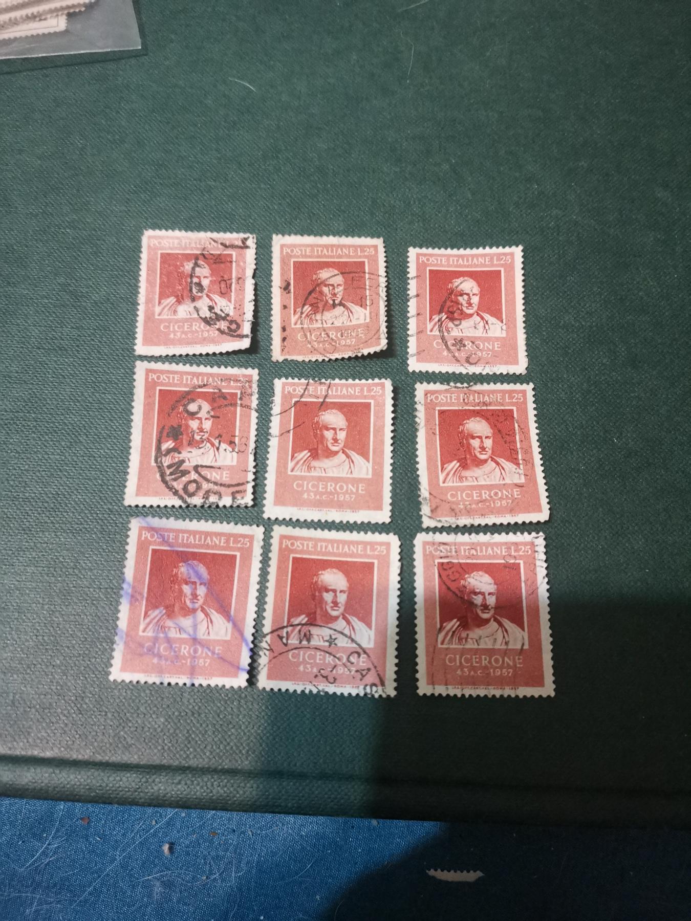 256意大利 纪念邮票9套一起出让