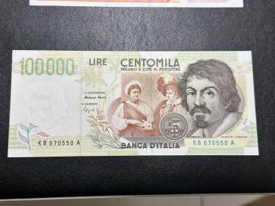 《外钞收藏家》第三百七十四期 - 1994年意大利10万里拉 UNC- 有疑似暗折