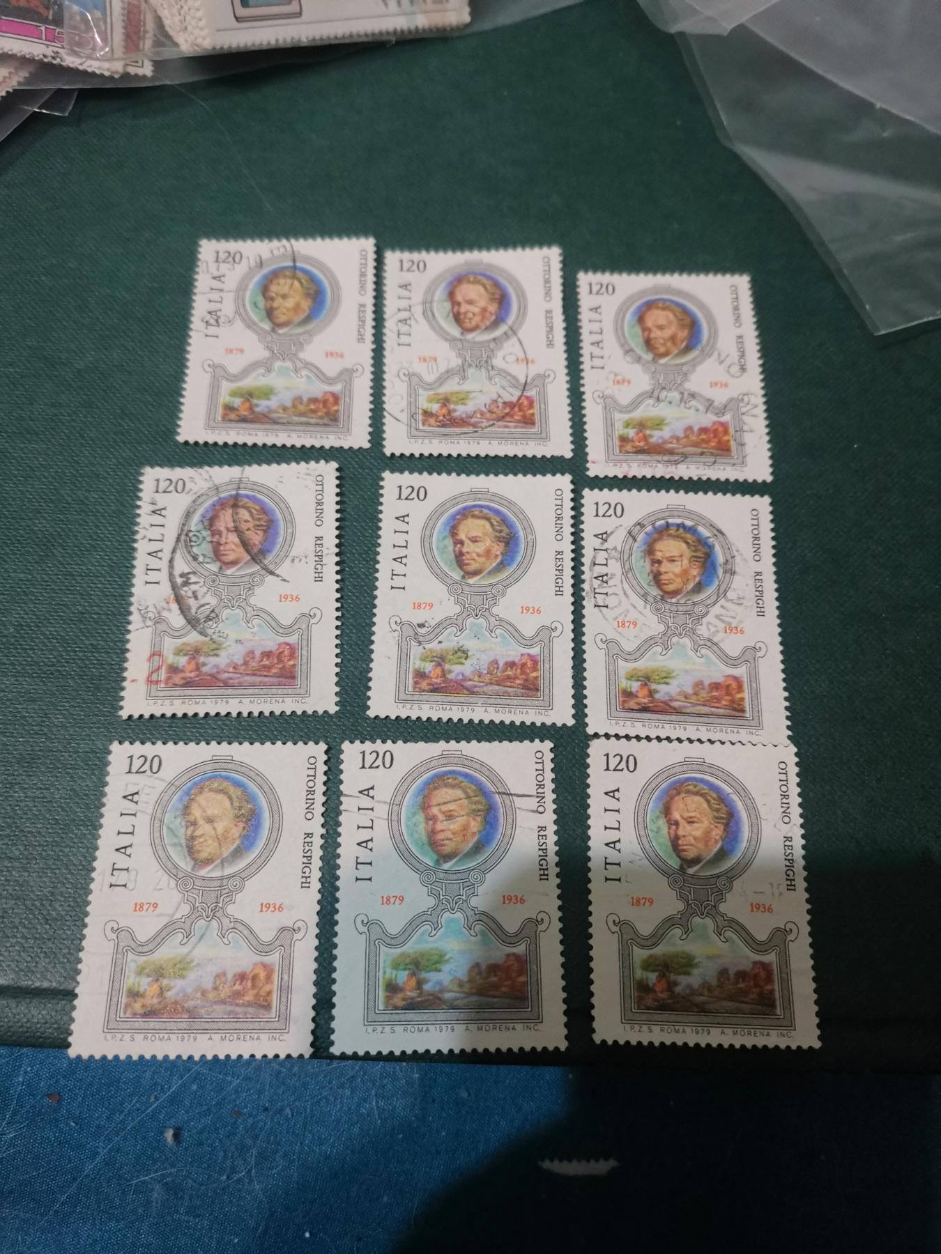 236意大利 纪念邮票9套一起出让