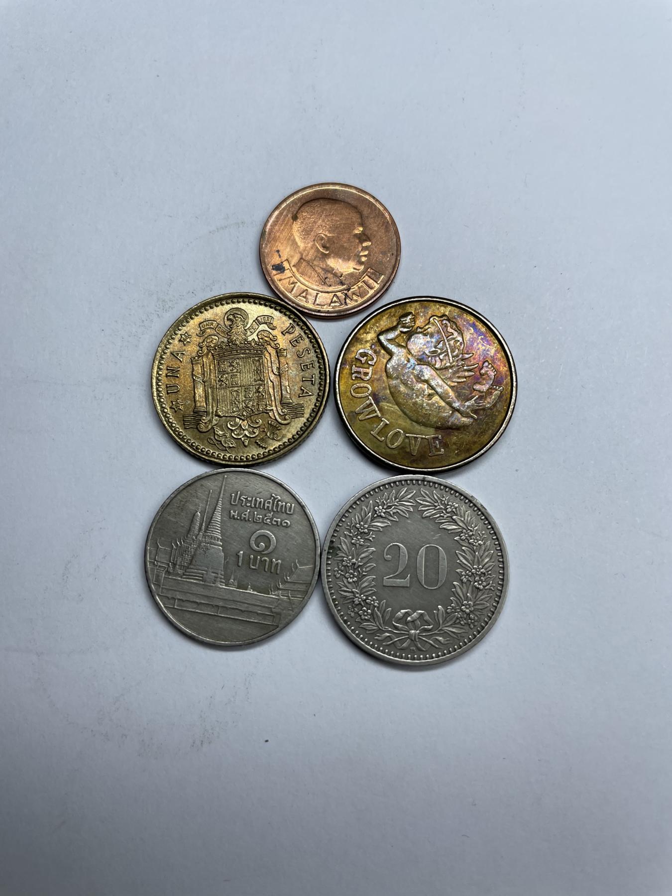 2024年集古藏今外币拍卖第八期-第1场—（总第71拍） 世界各国5枚