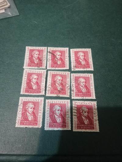 293意大利 纪念邮票9套一起出让 - 293意大利 纪念邮票9套一起出让