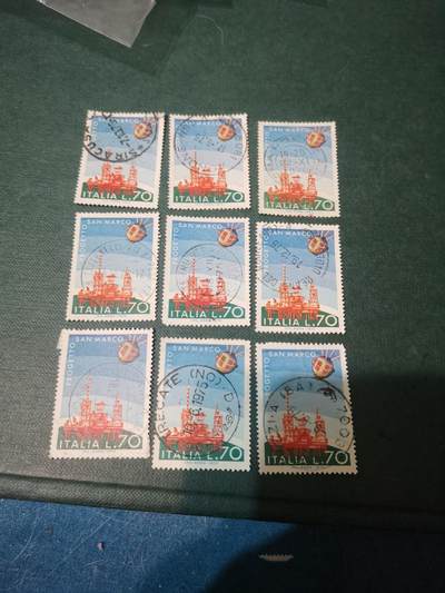 226意大利 纪念邮票9套一起出让 - 226意大利 纪念邮票9套一起出让