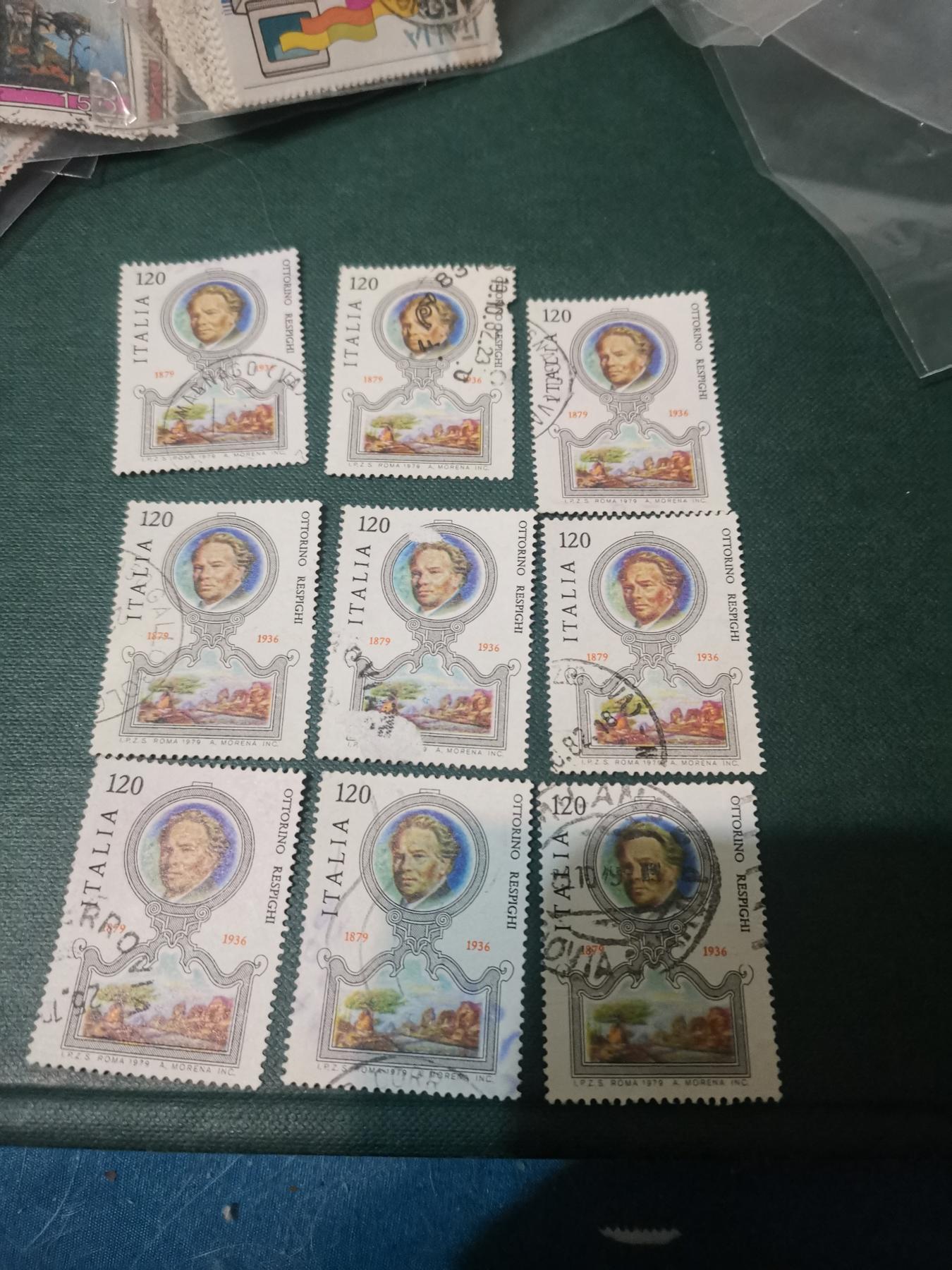238意大利 纪念邮票9套一起出让